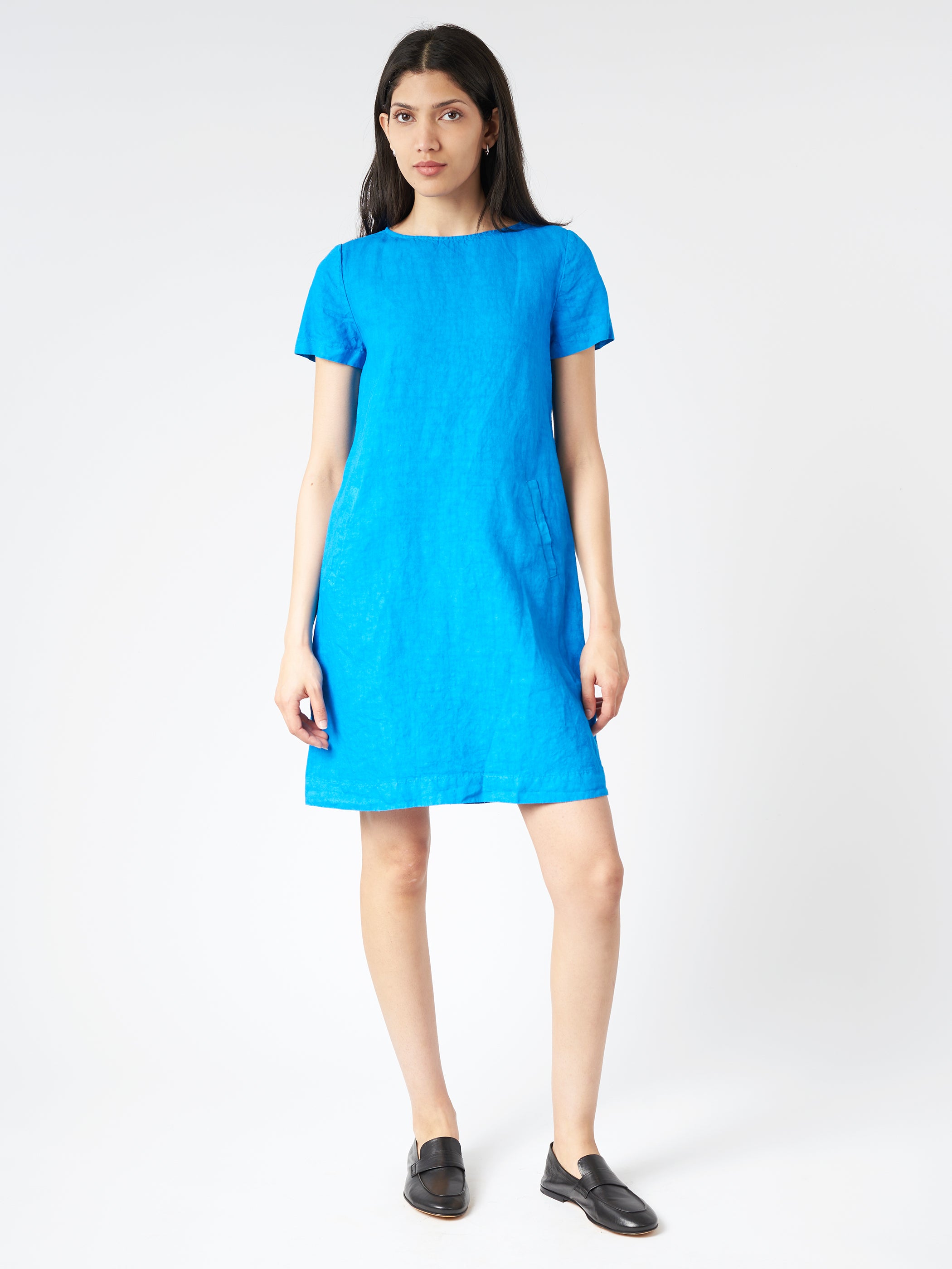 Slub Linen Dress