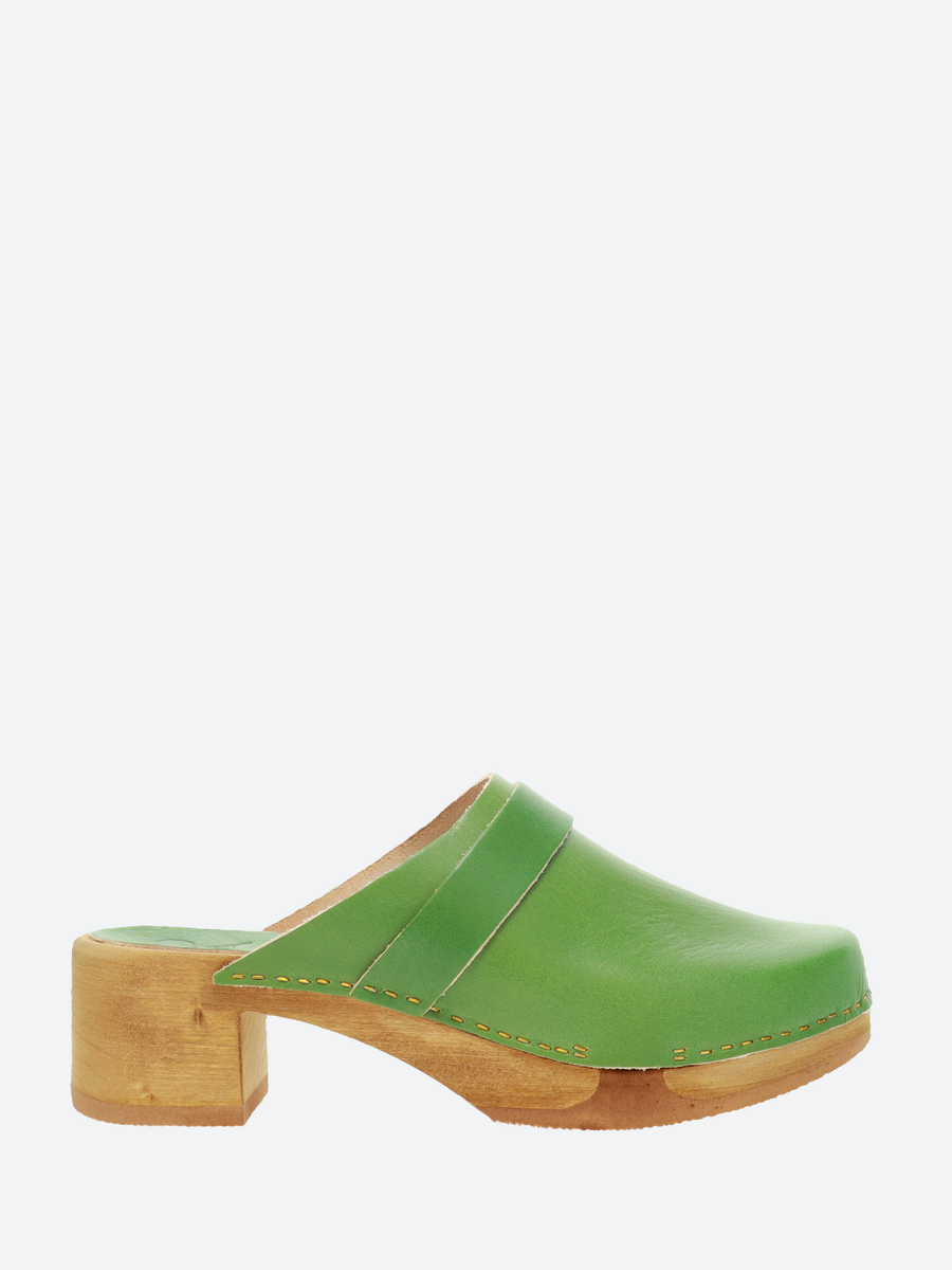 Green swedish clogs on sale