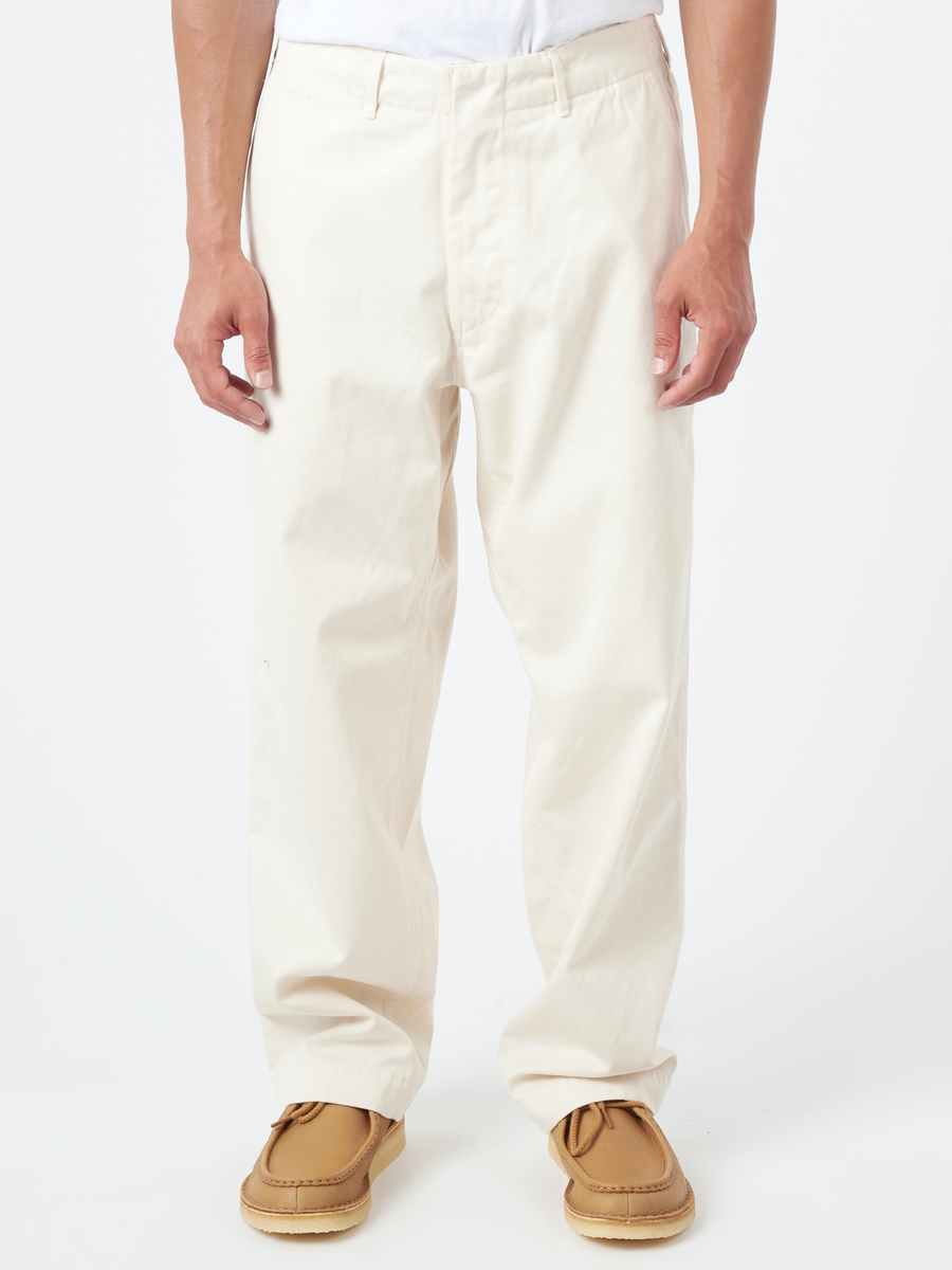 Nanamica - Wide Chino Pants in Natural – gravitypope Nanamica - Wide Chino Pants in Natural – gravitypope