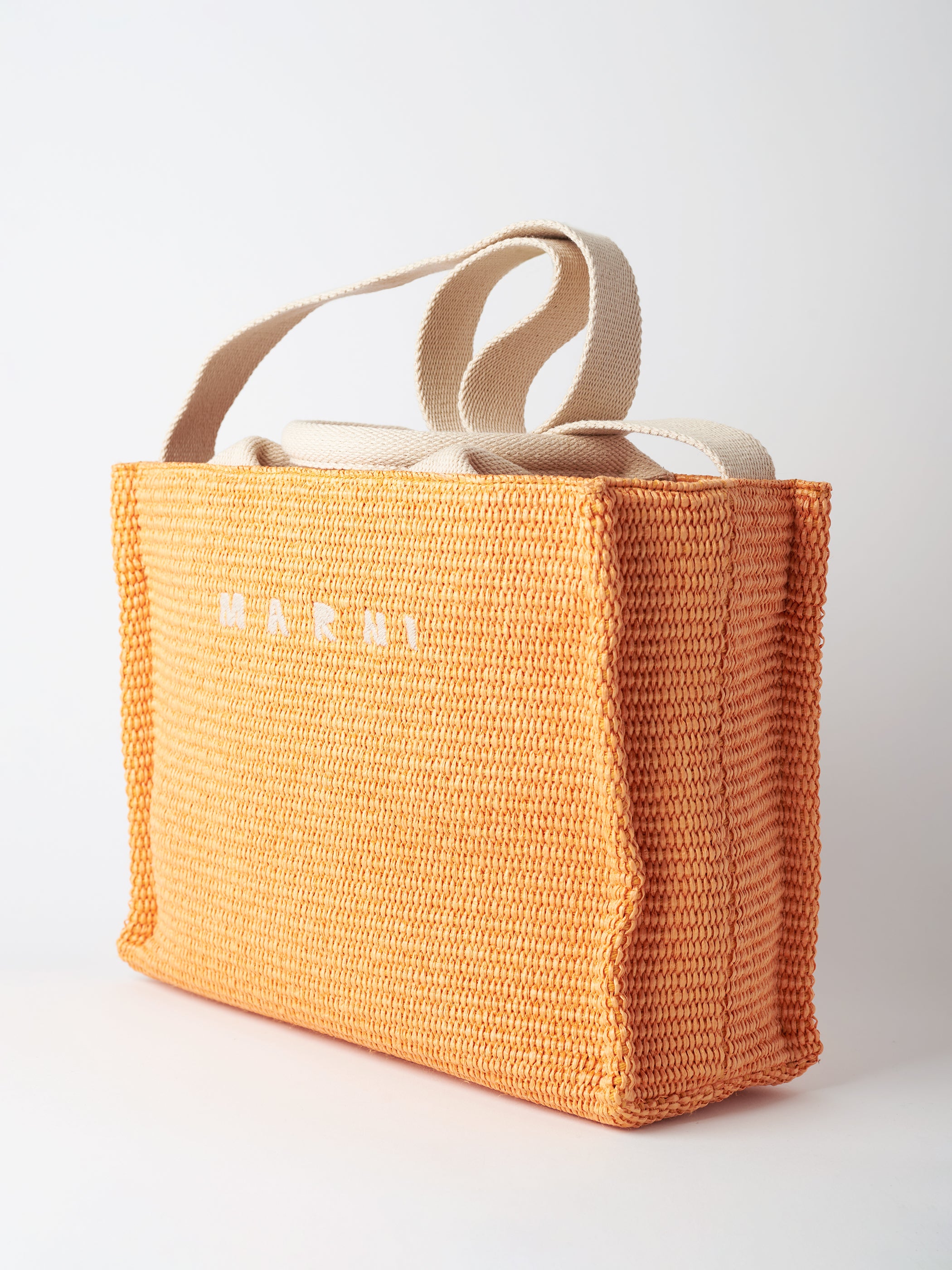 Small Raffia Basket Tote