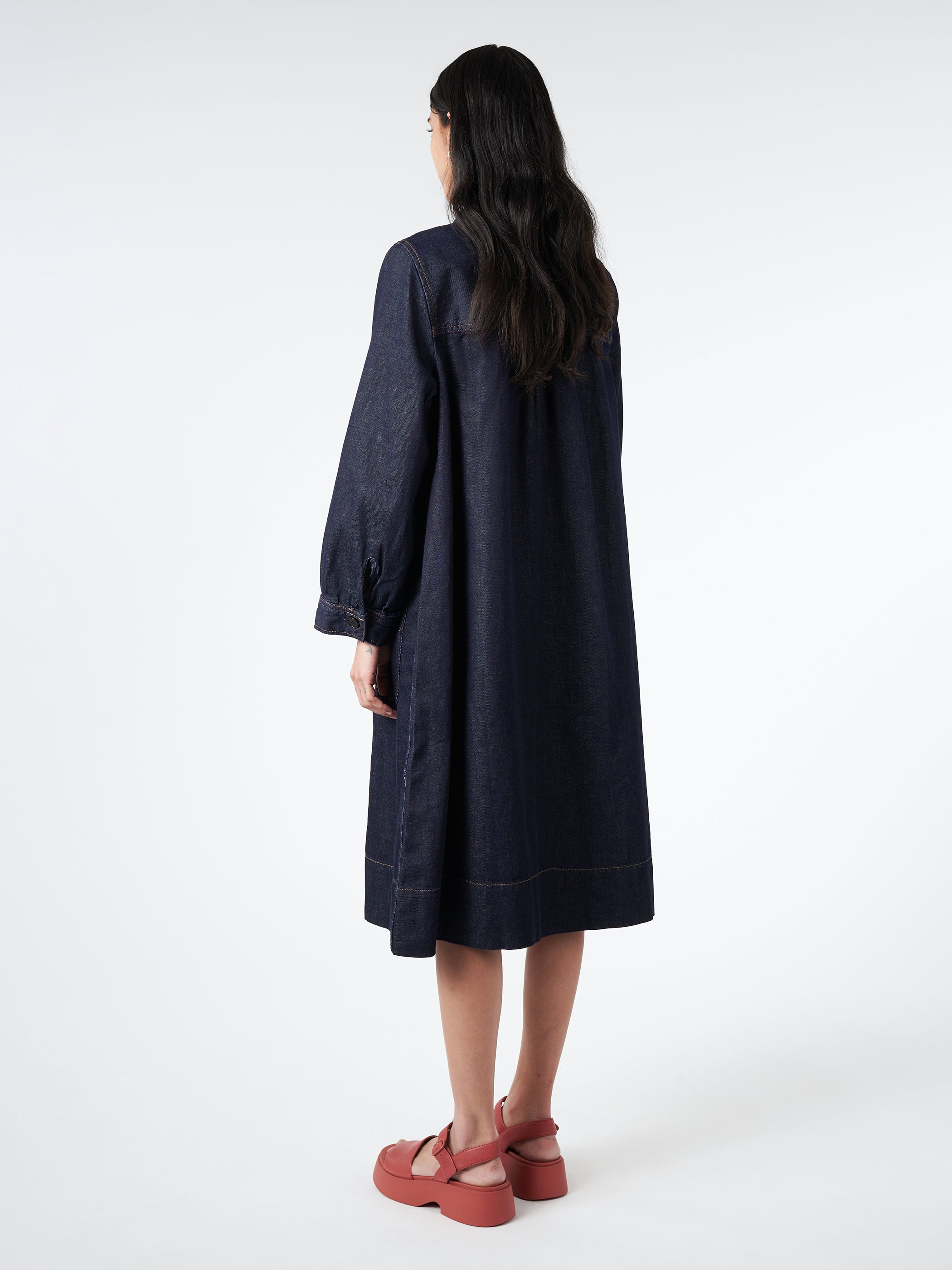 Point Collar Dress