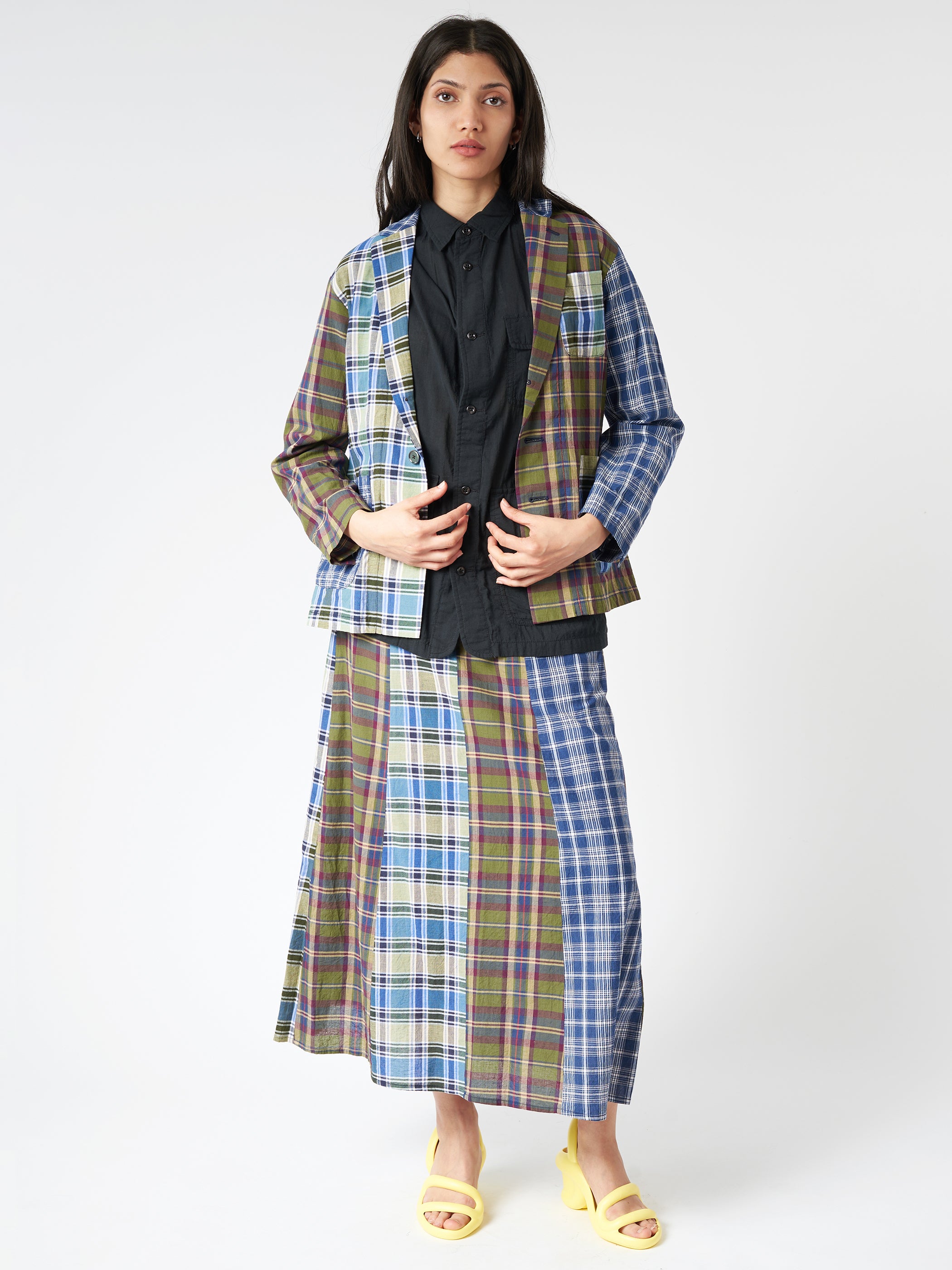 Madras Crazy Check Blazer