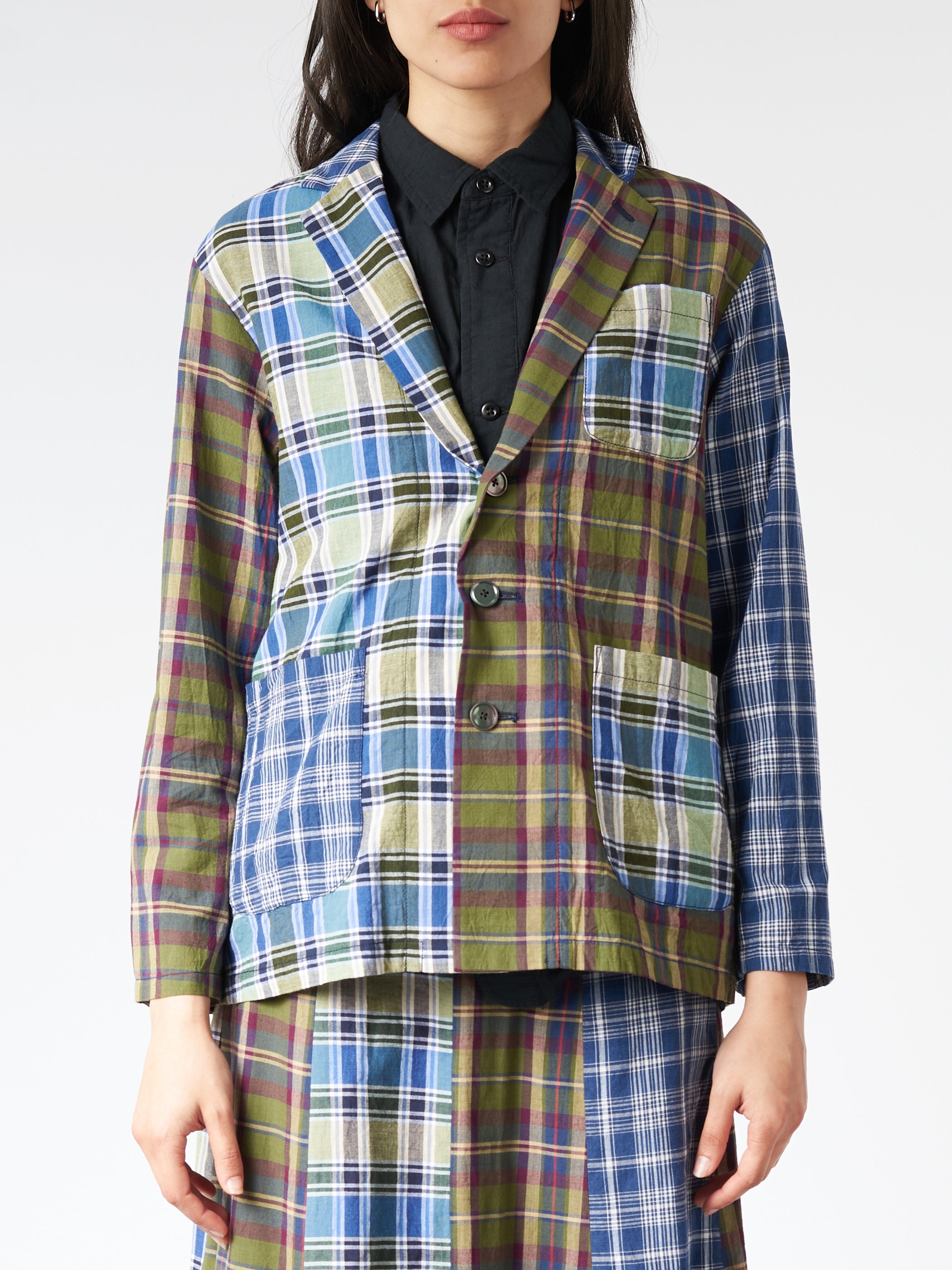 Madras Crazy Check Blazer