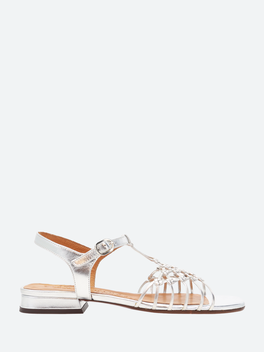 サンダル・ミュール CHIE MIHARA Women Sandals BANE46CITSI Silver Chie Mihara 75mm Bane Sandals | Silver | FARFETCH