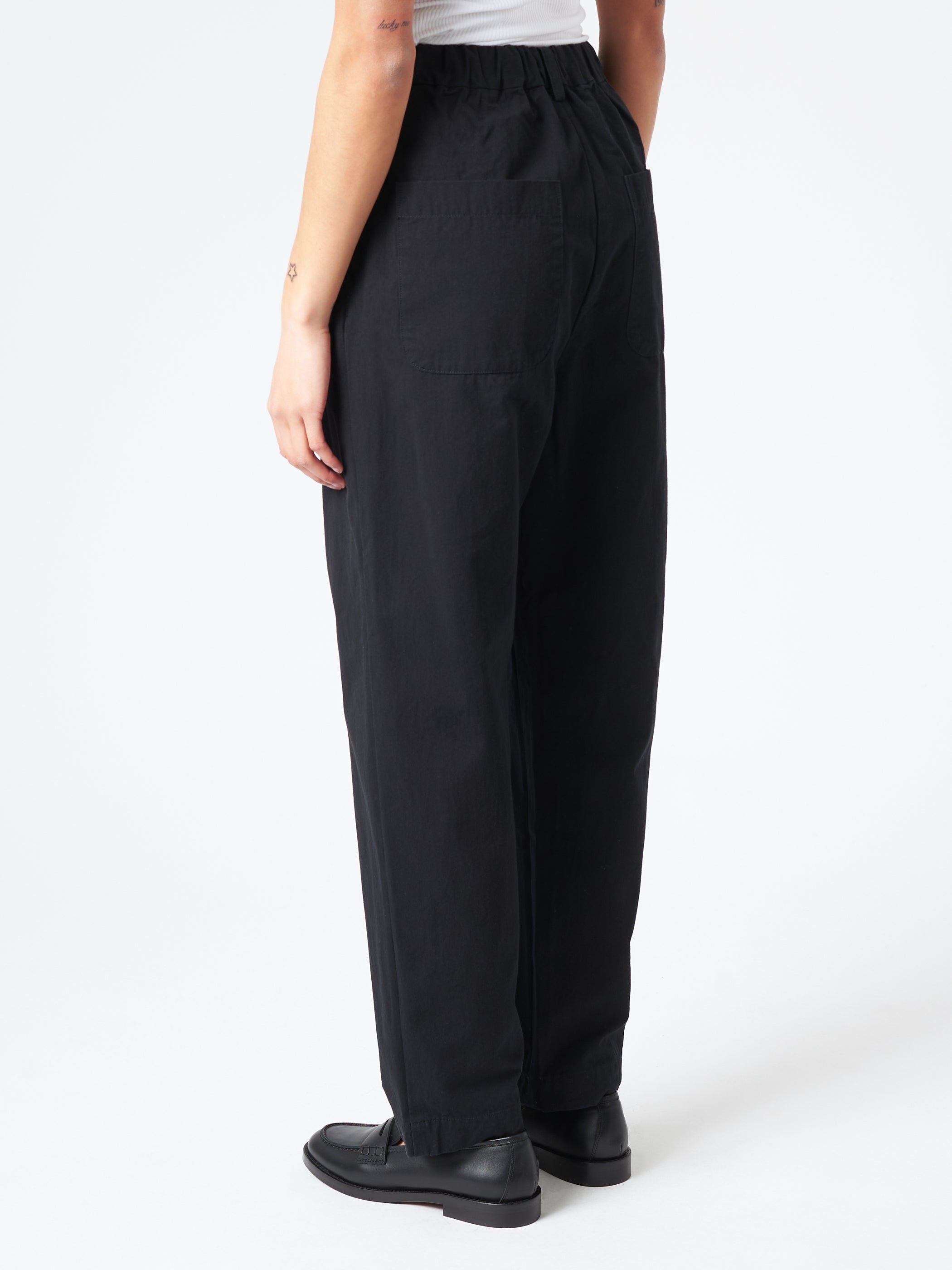 Tapered Tuck Pants