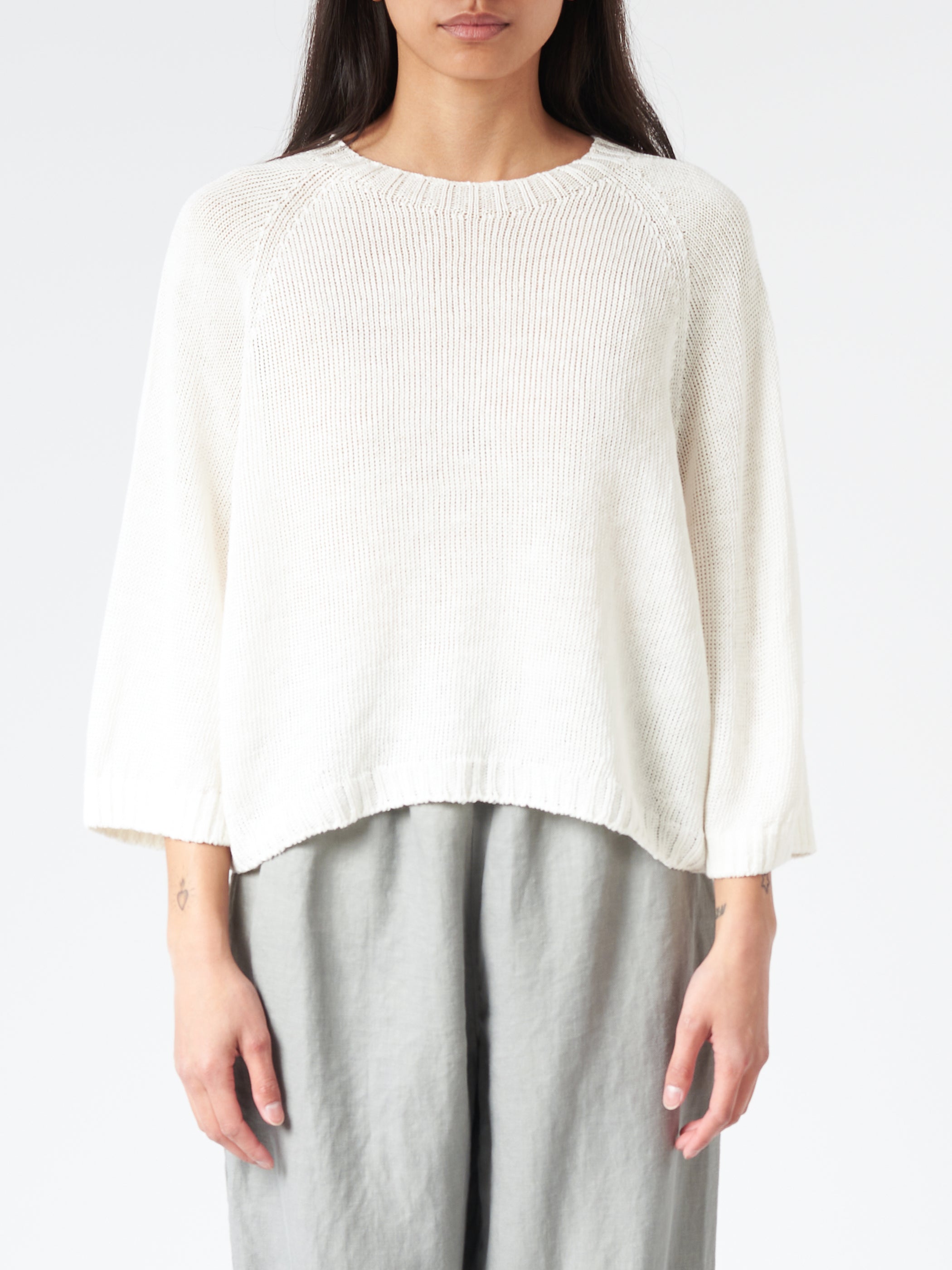 Linen Knit Pullover