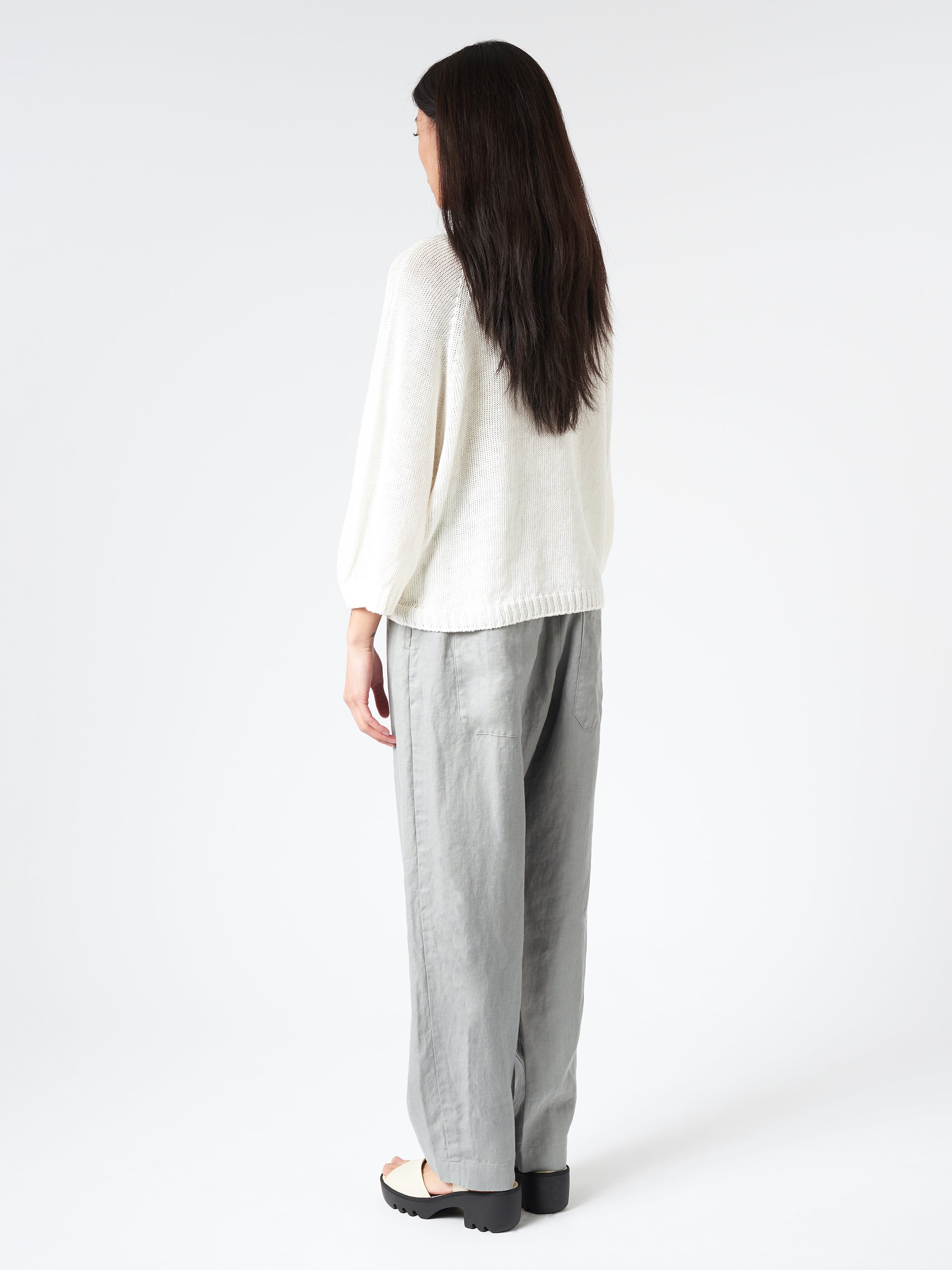 Linen Knit Pullover