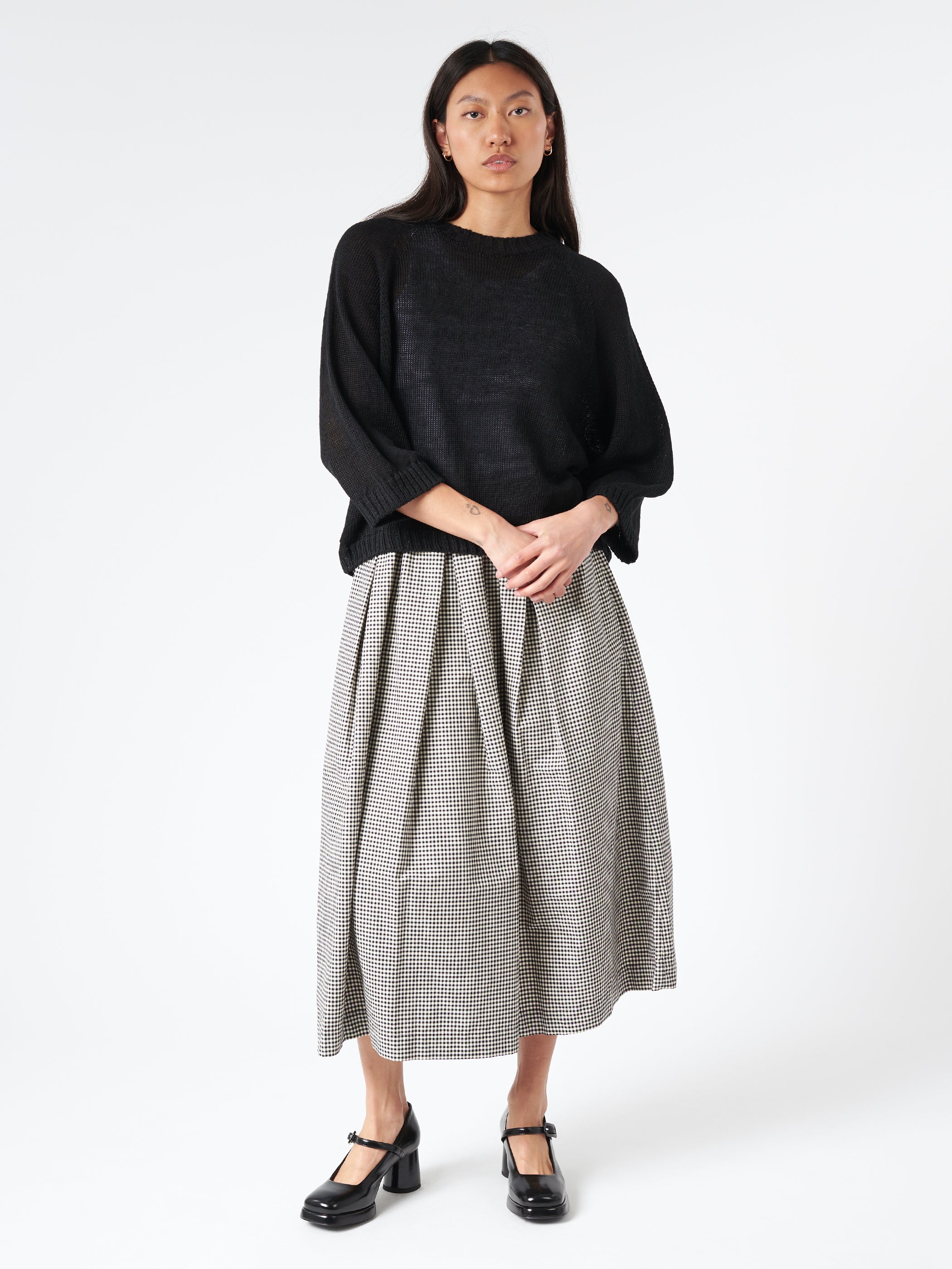 Linen Knit Pullover