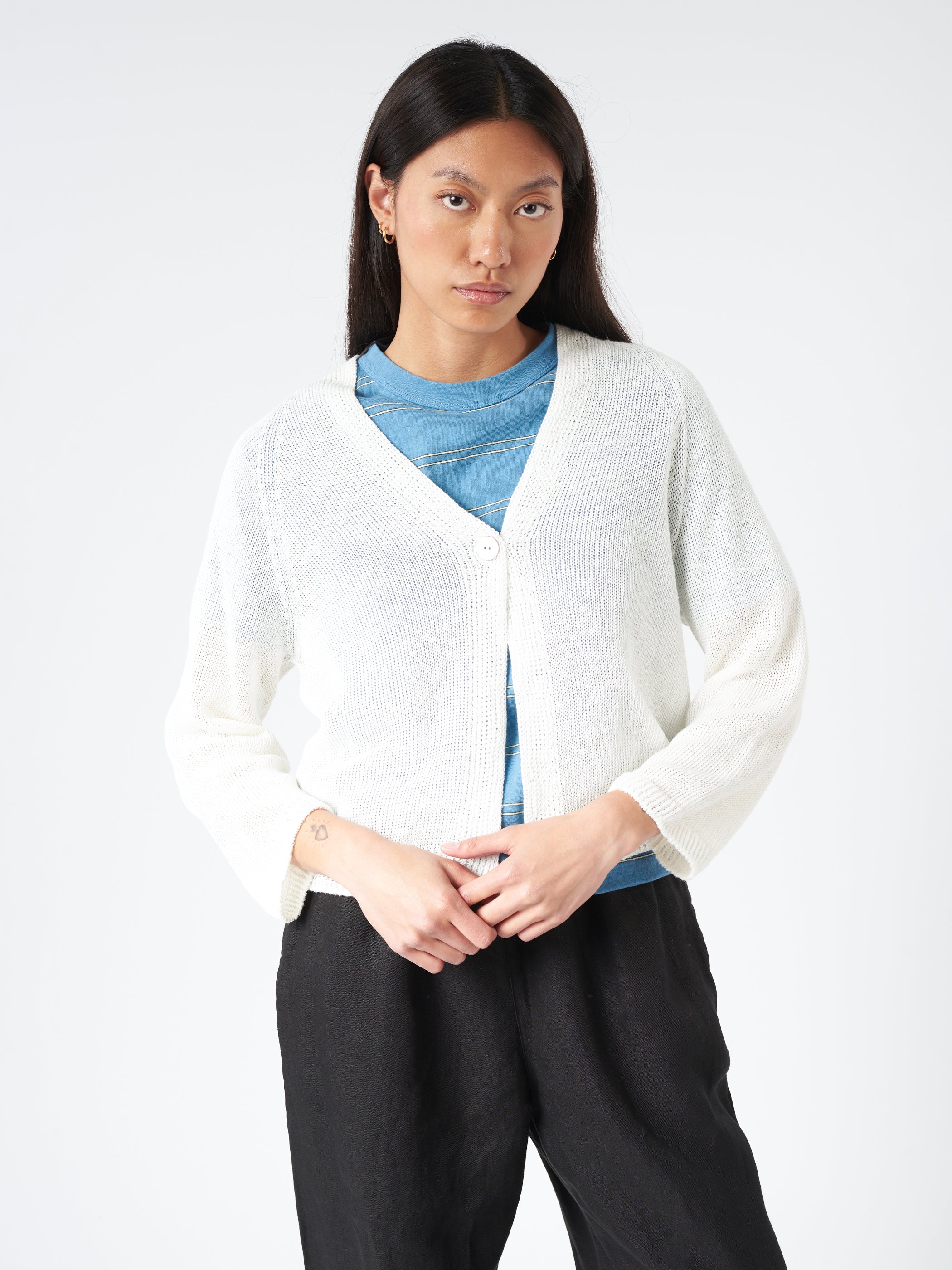 Linen Knit Cardigan