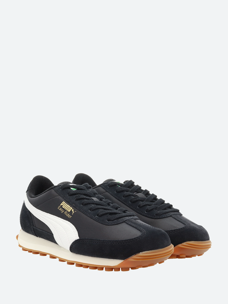 Leather Puma Easy Rider Black White Easy Rider Mix Sneakers Unisex