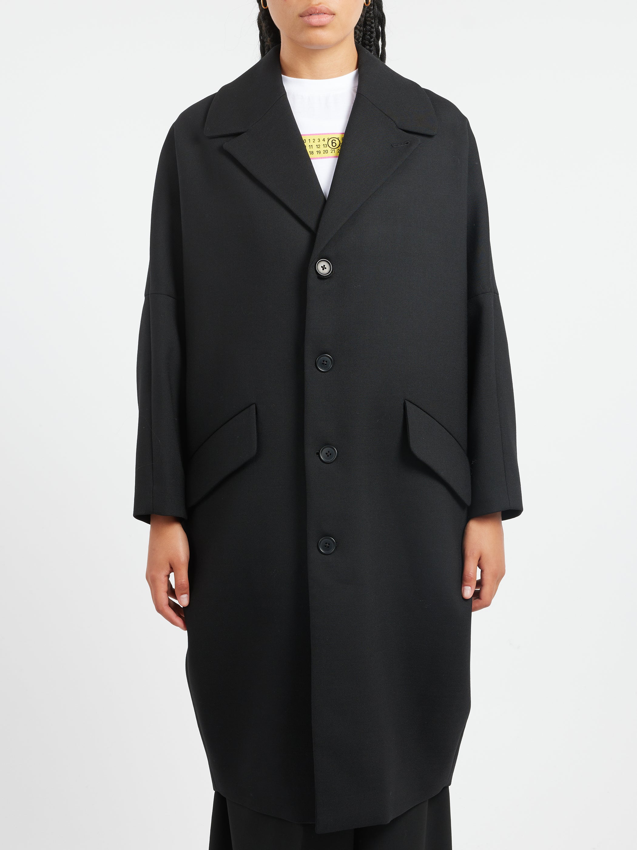 Wool Gabardine Coat
