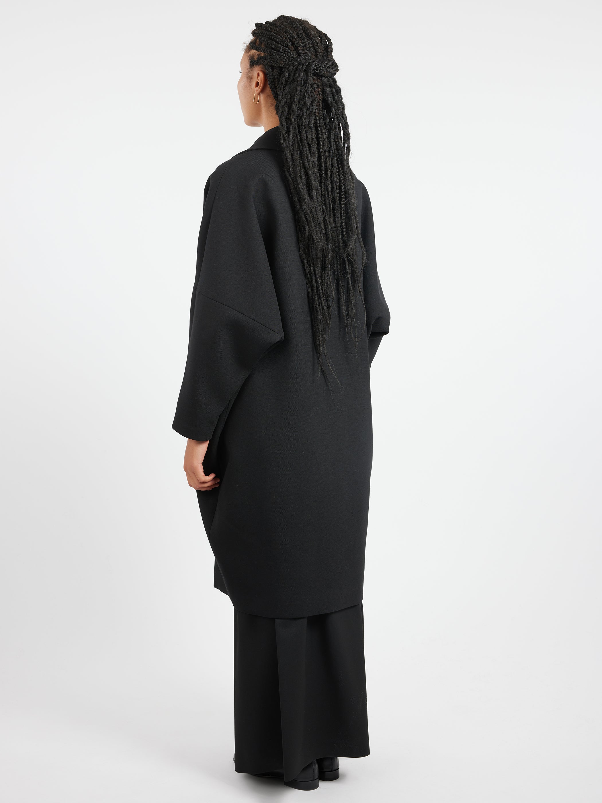 Wool Gabardine Coat