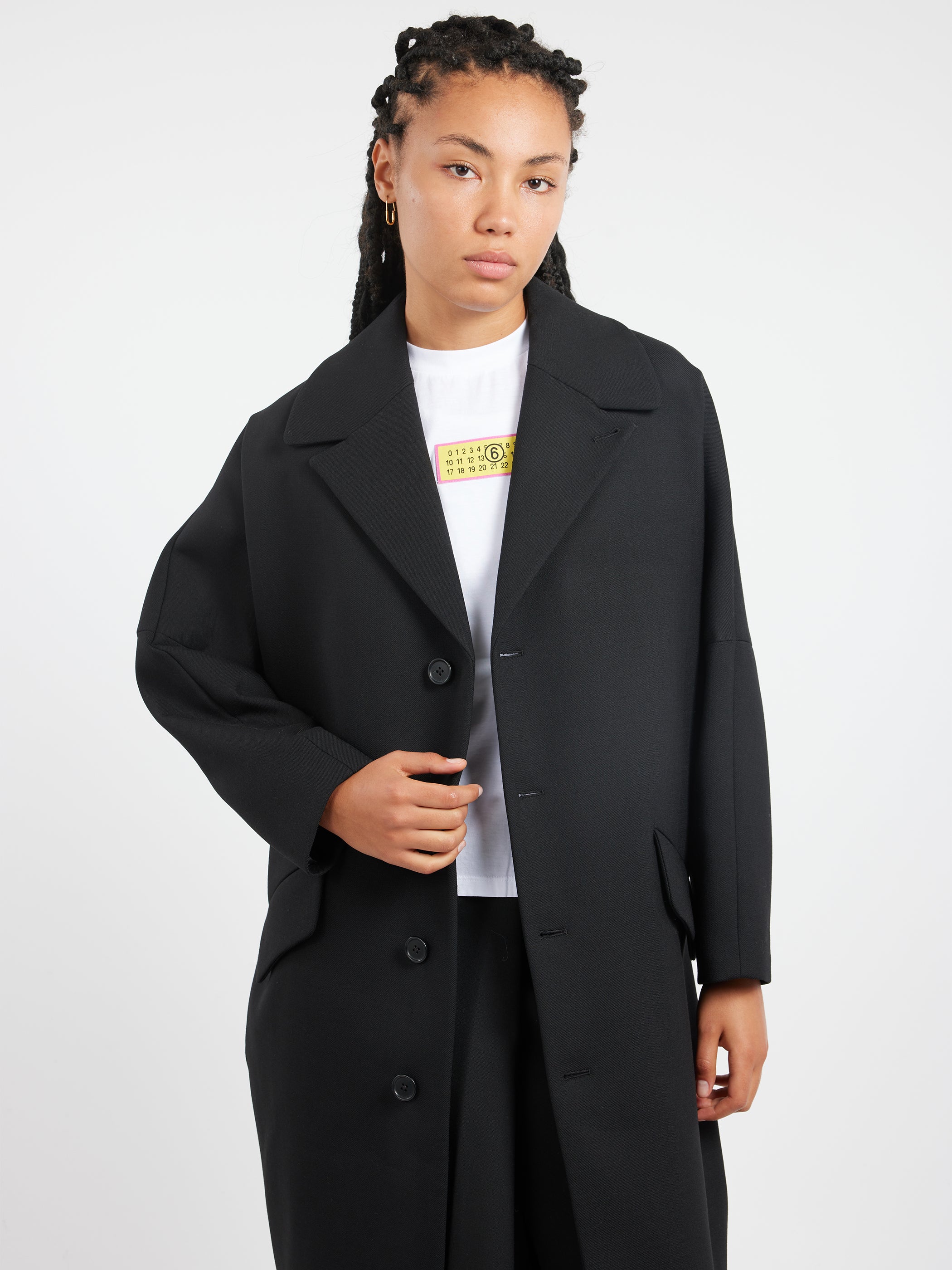 Wool Gabardine Coat