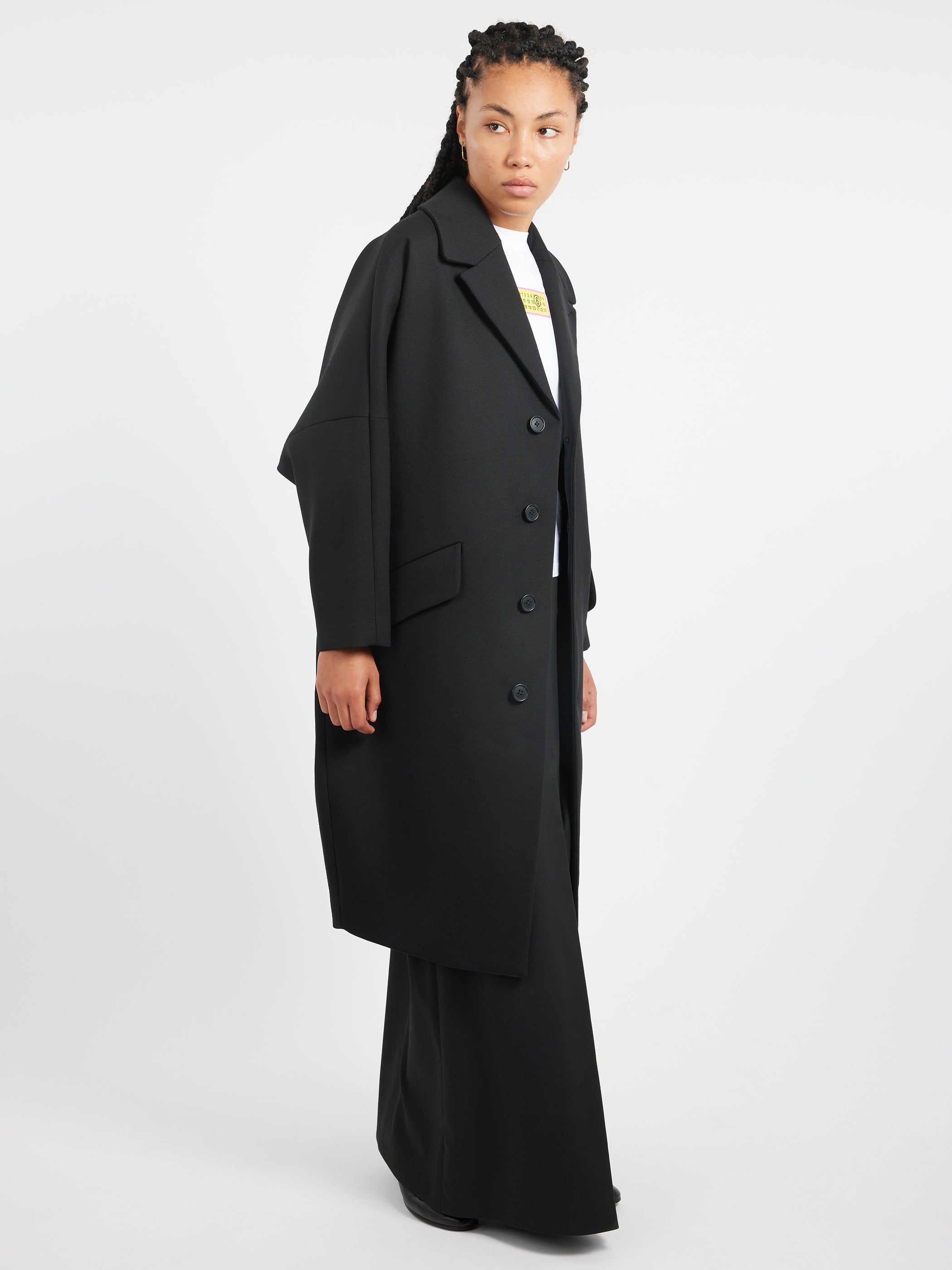 Wool Gabardine Coat