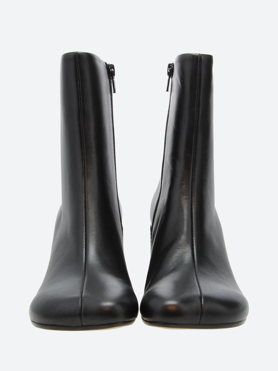 【関税&送料込み】Mm6 Maison Margiela Leather Boots MM6 Maison Margiela - Ankle Boot in Black – gravitypope