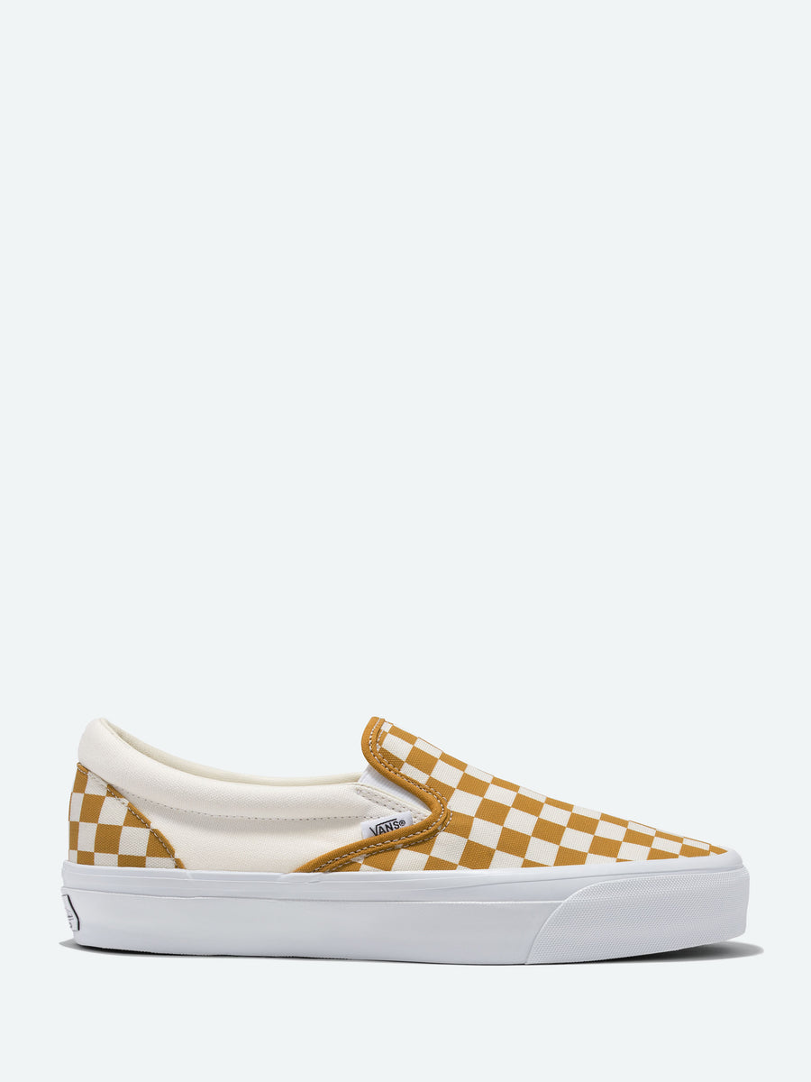 Vans - Slip-On Reissue 98 LX in Checkerboard Gold – gravitypope