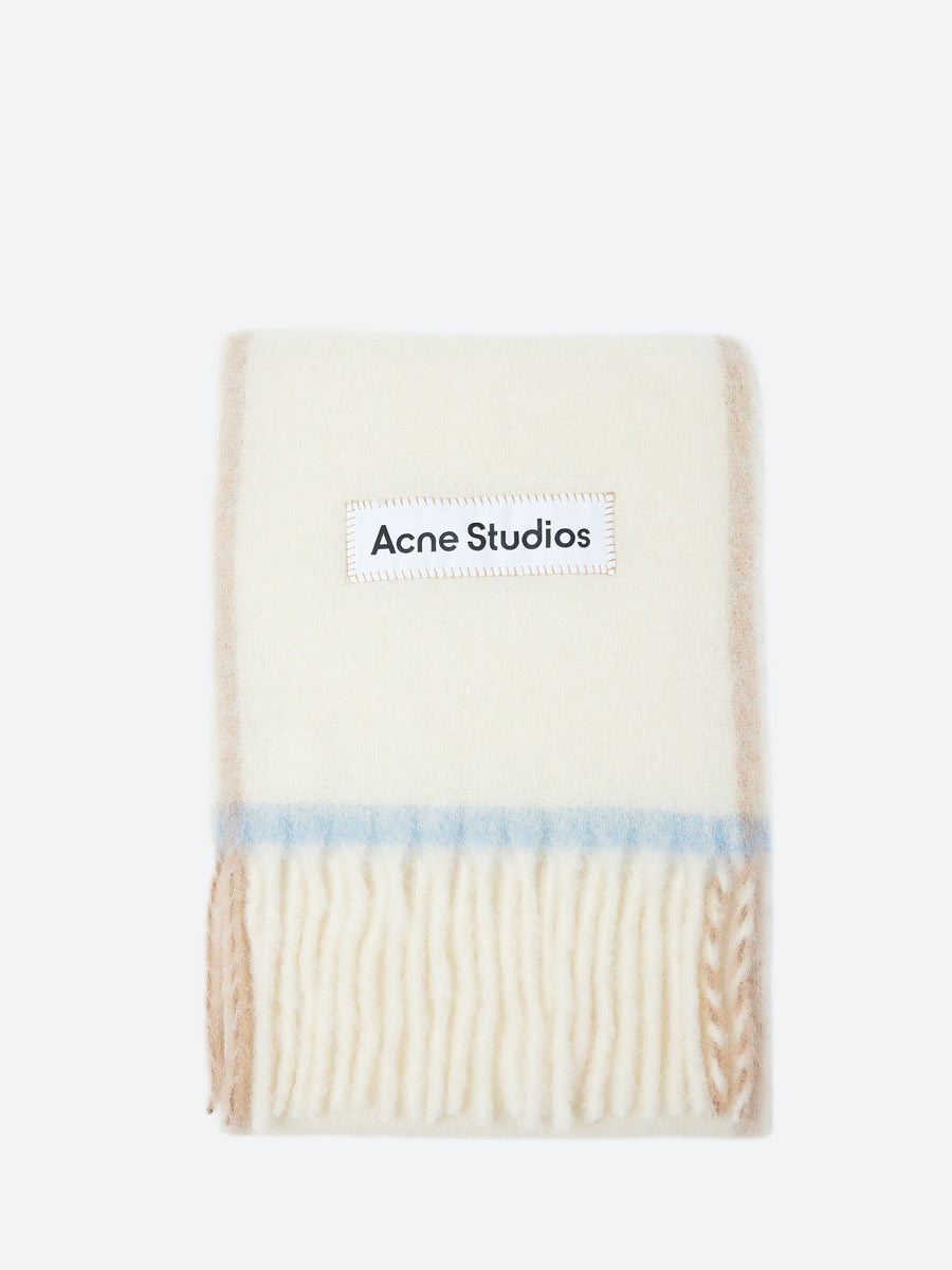 Acne Studios - Vally Wool Mohair Scarf in White – gravitypope