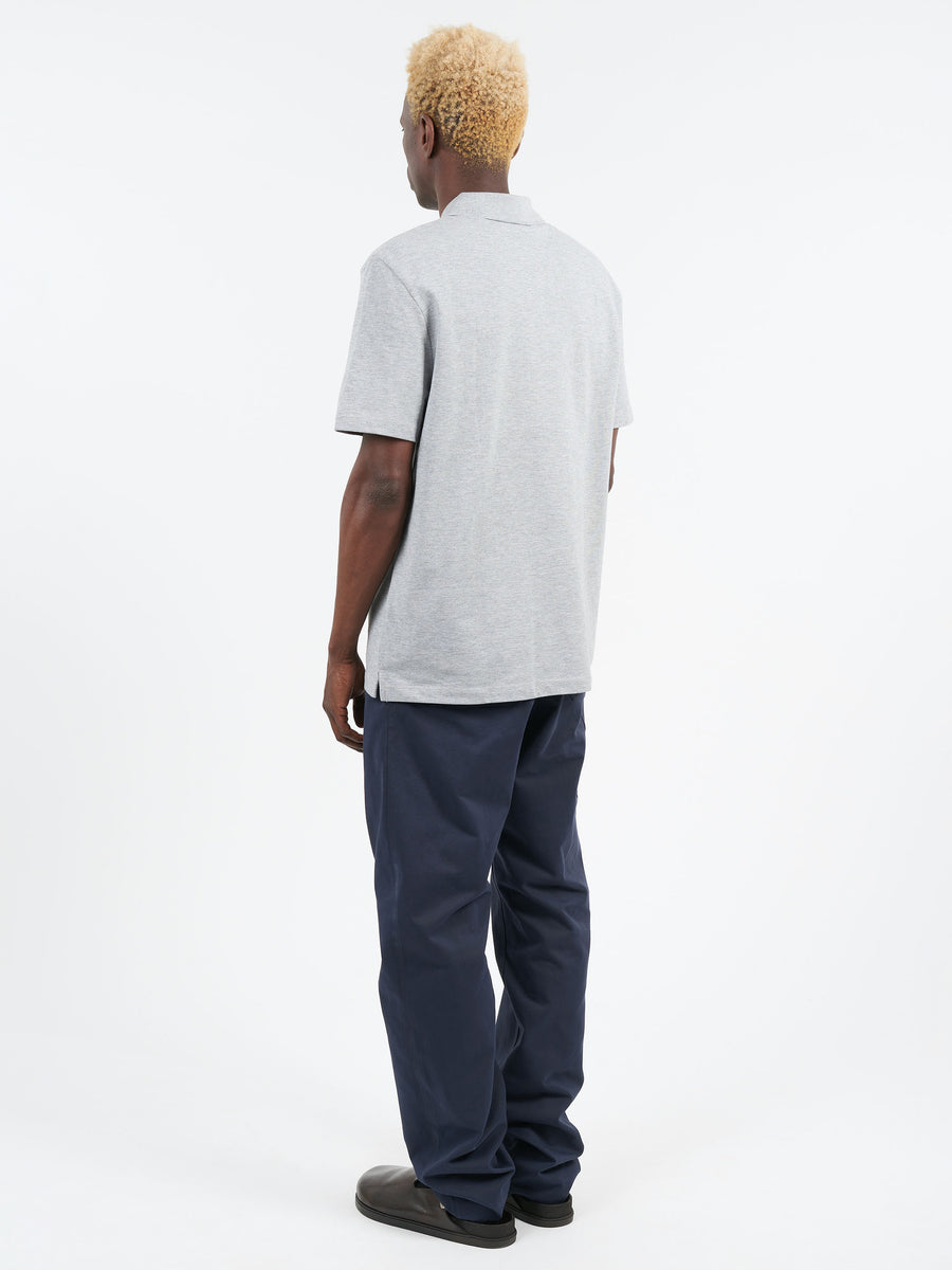 A.P.C. - Carter Polo in Heathered Grey – gravitypope