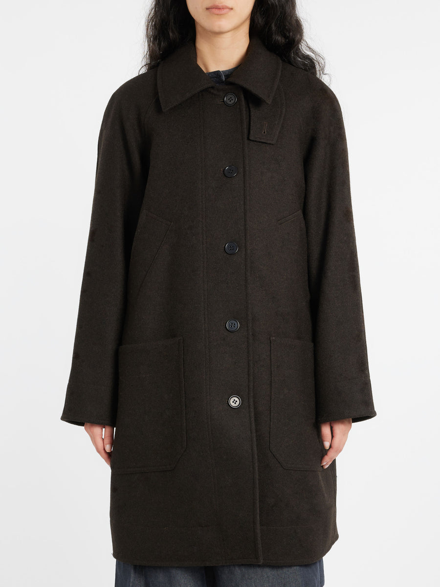 ジャケット・アウター MARGARET HOWELL 17AW Moleskin Coat-Blk/M Work Shirt Moleskin Blazer by MHL By Margaret Howell- La