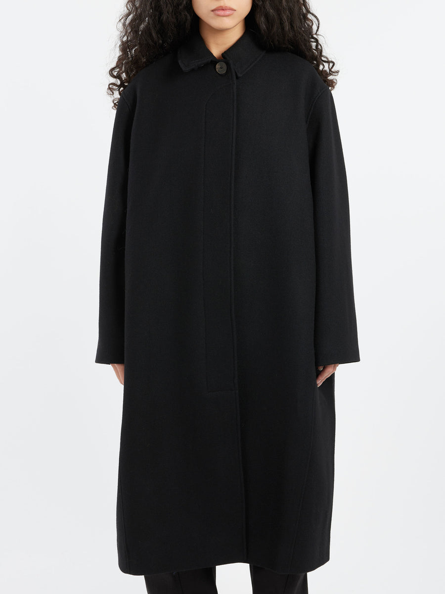 Studio Nicholson - Ria Overcoat in Black – gravitypope