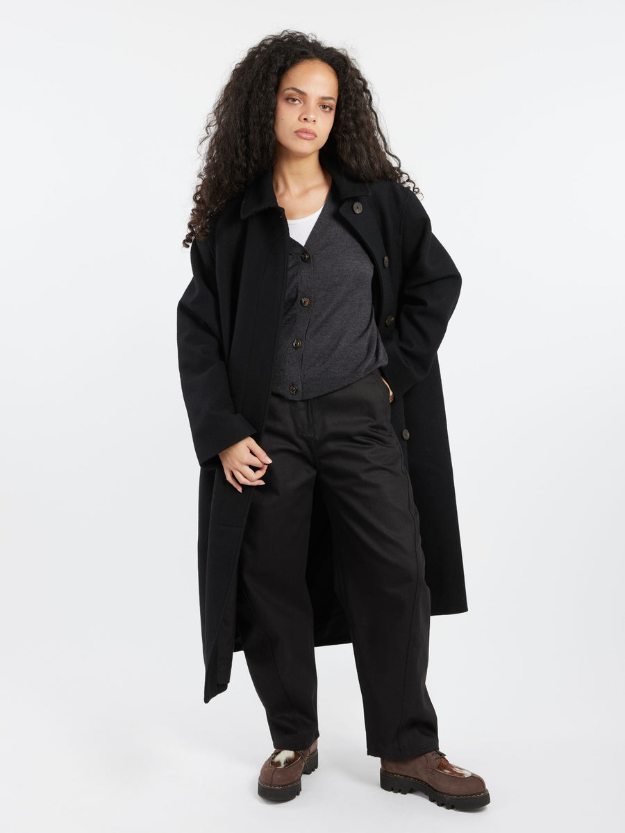 Studio Nicholson - Ria Overcoat in Black – gravitypope