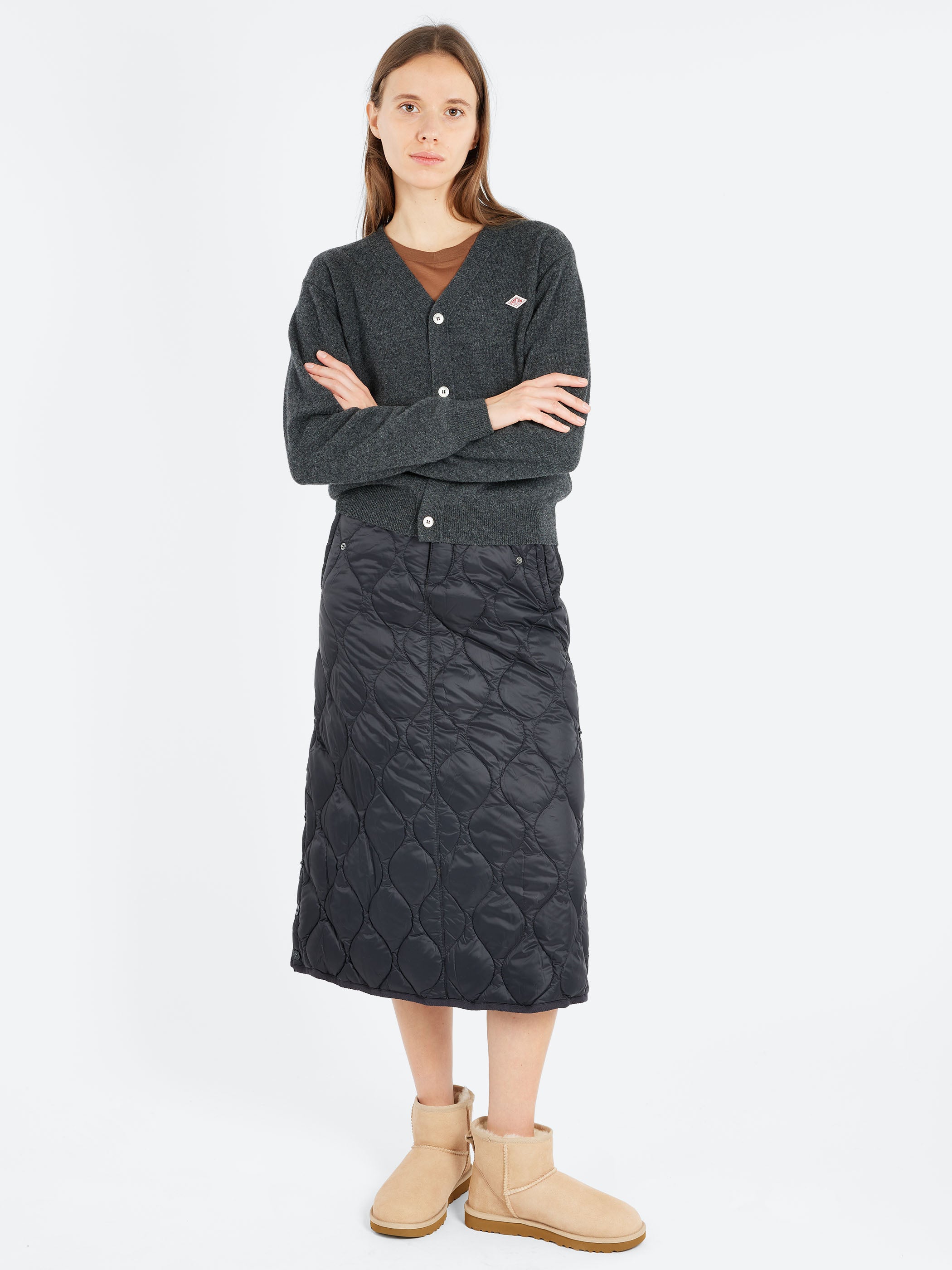 Women's Lambswool V-Neck Knit Cardigan