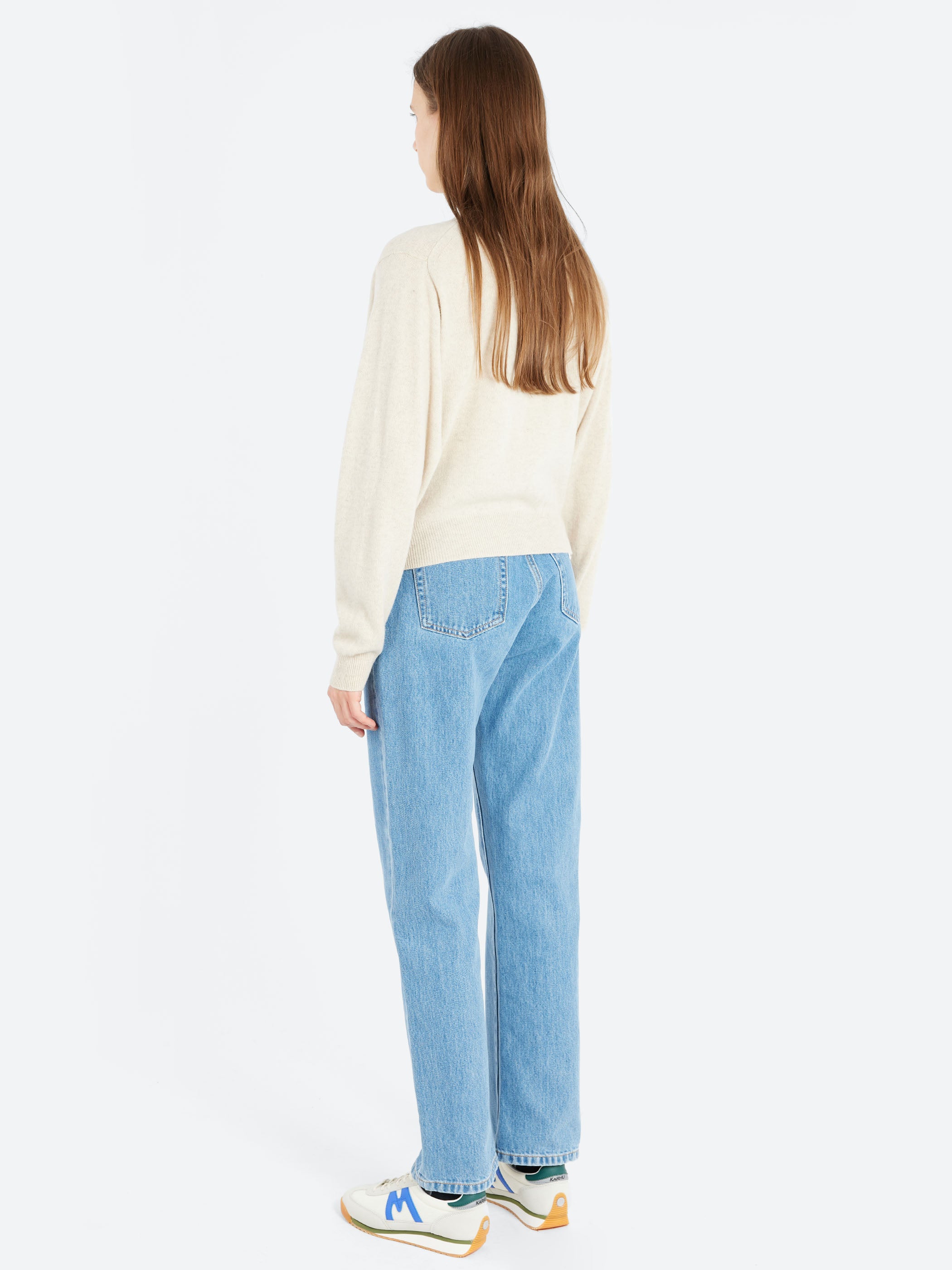 Women's Lambswool Crew Neck Cardigan