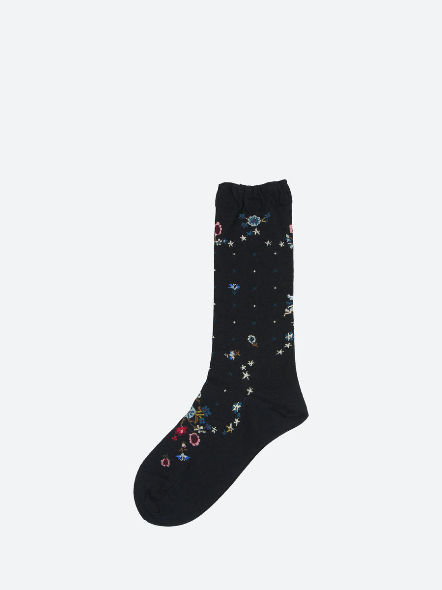 Antipast - Hello Angel Crew Sock in Black – gravitypope