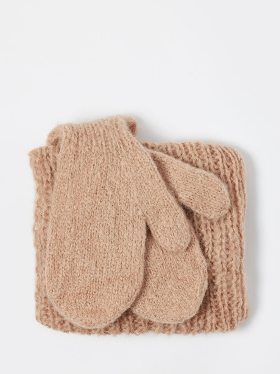 最終価格　rosa mosa MITTONS SCARF COMBO MITTENS SCARF Combo + Hand-knit Scarf + Rust Red – rosa mosa