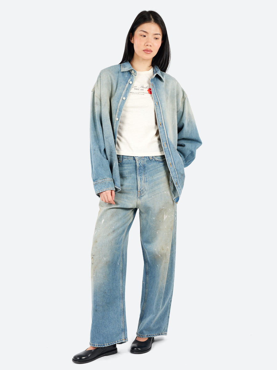 Acne Studios - 2023F Super Baggy Fit Jeans in Light Blue – gravitypope