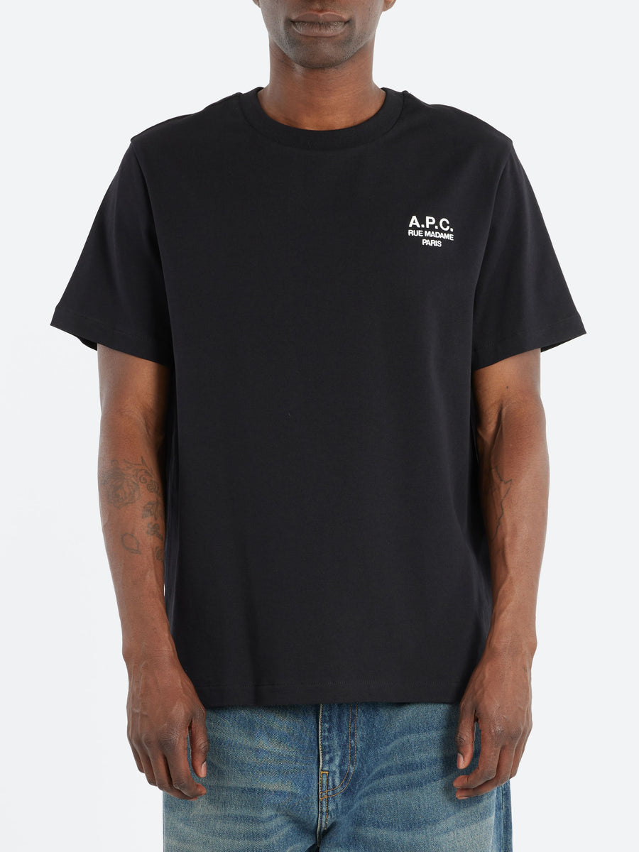 A.P.C. - Standard Rue Madame T-Shirt in Noir and Blanc – gravitypope