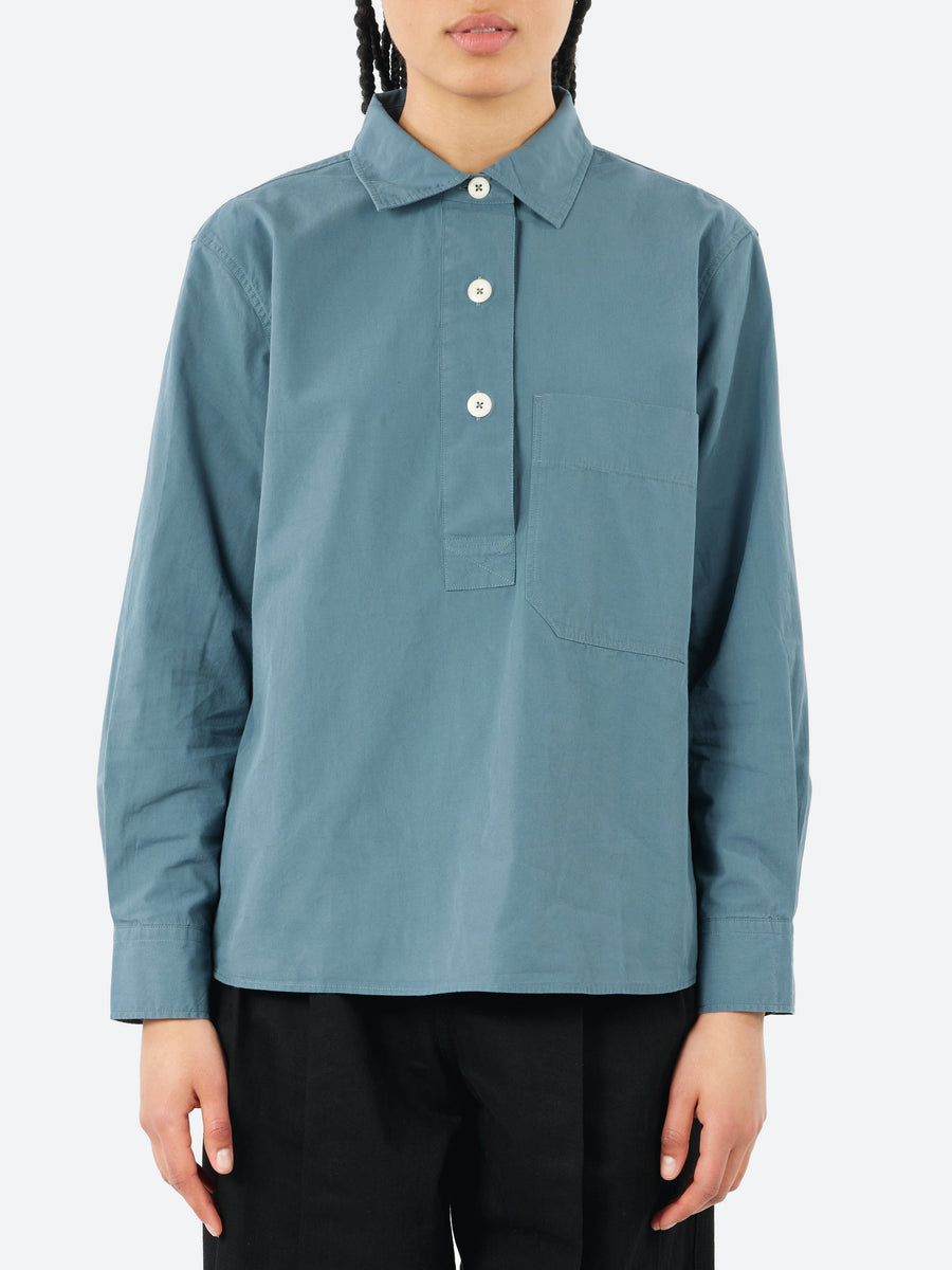 MARGARET HOWELL HML トップス8点 Stripe Swing Cotton Shirt by MHL by Margaret Howell- La Garçonne