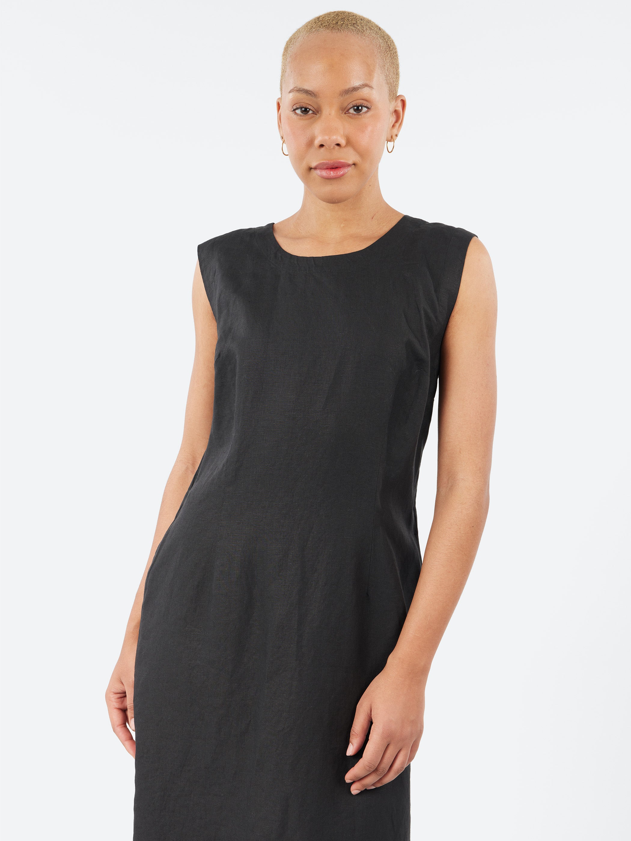 Back Button Dress