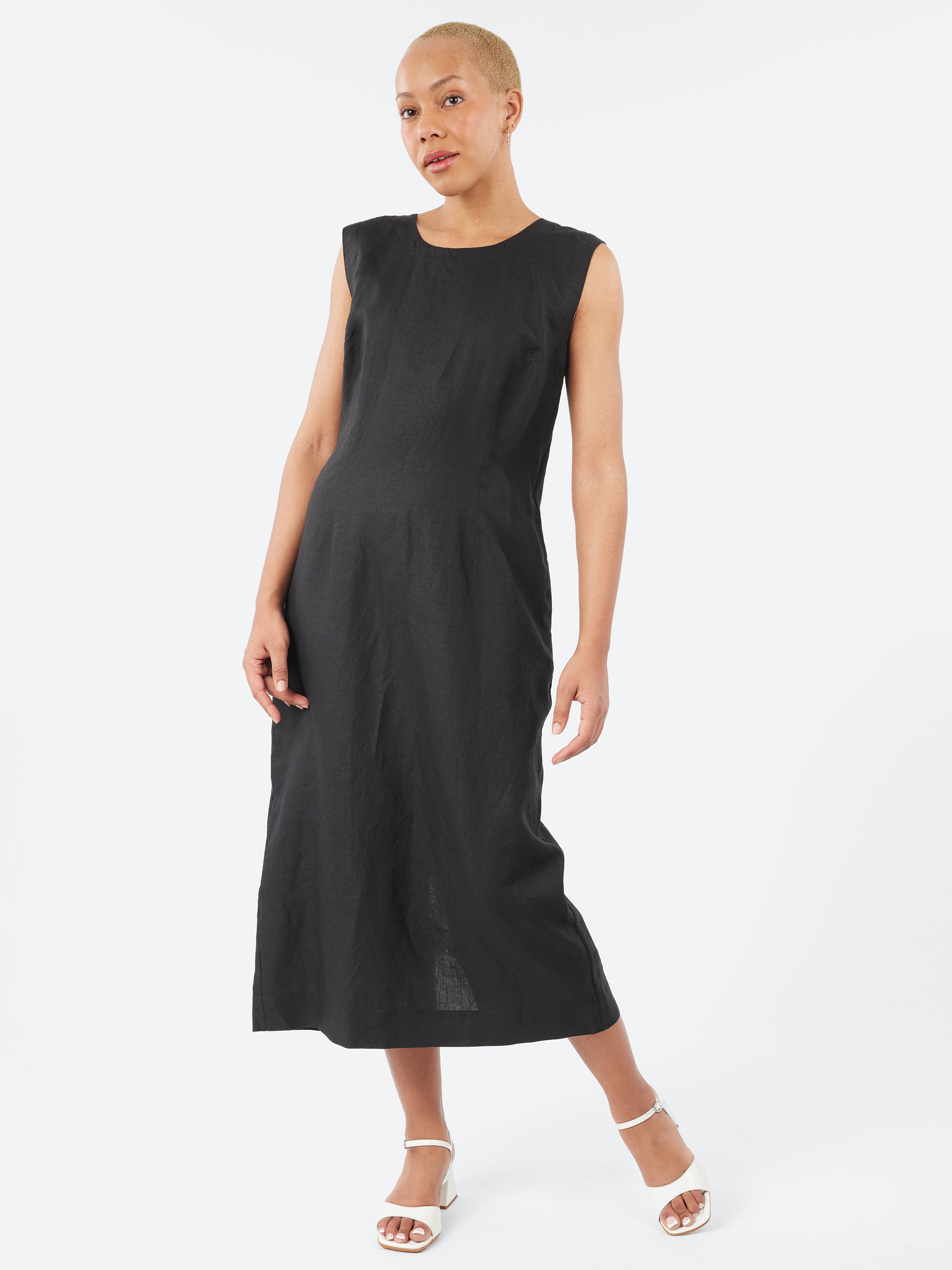 Back Button Dress