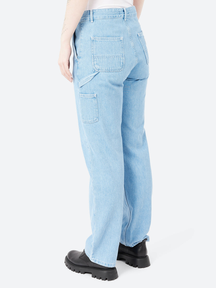 Carhartt WIP - W Pierce Pant Straight in Blue Stone Bleach