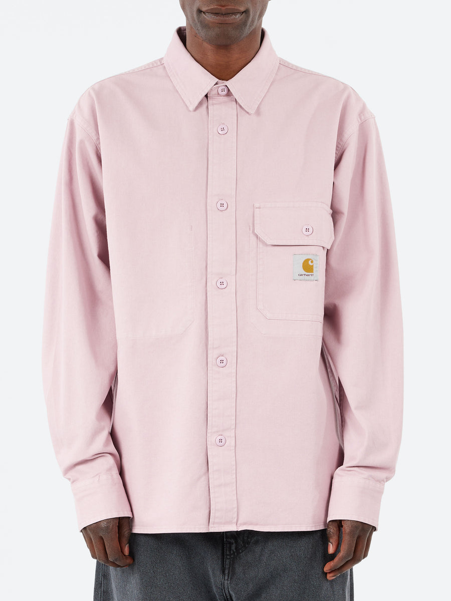 Carhartt WIP - Reno Shirt Jac in Hortensia Pink – gravitypope