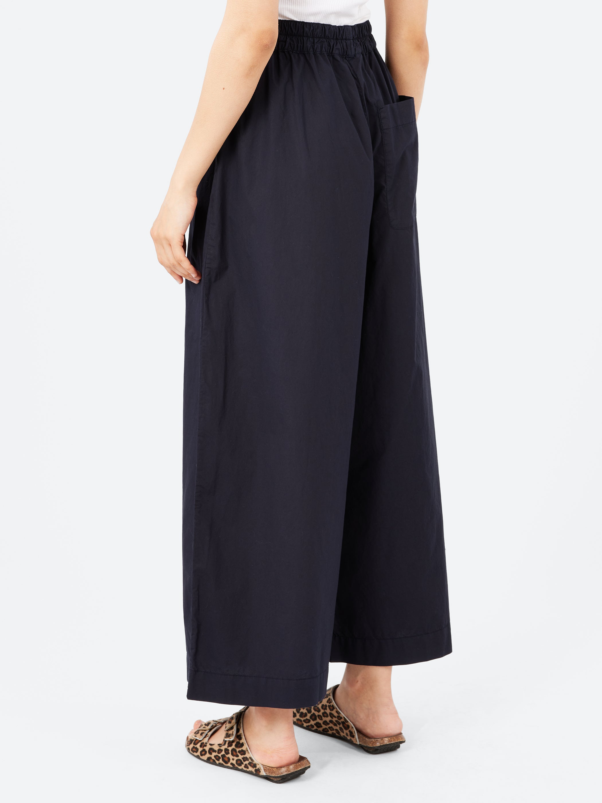 Pleated Pull On Trousers