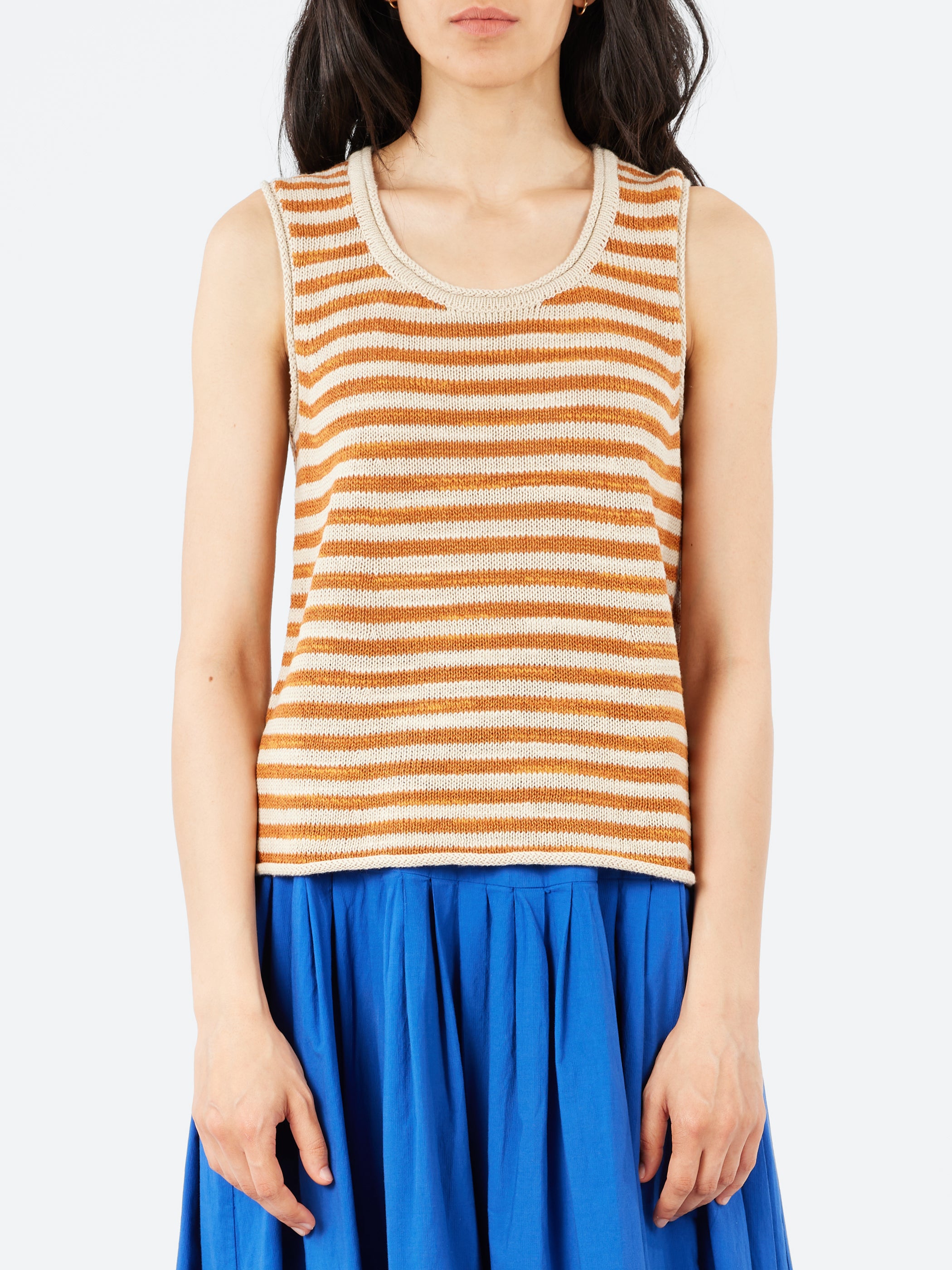 Stripe Knitted Vest