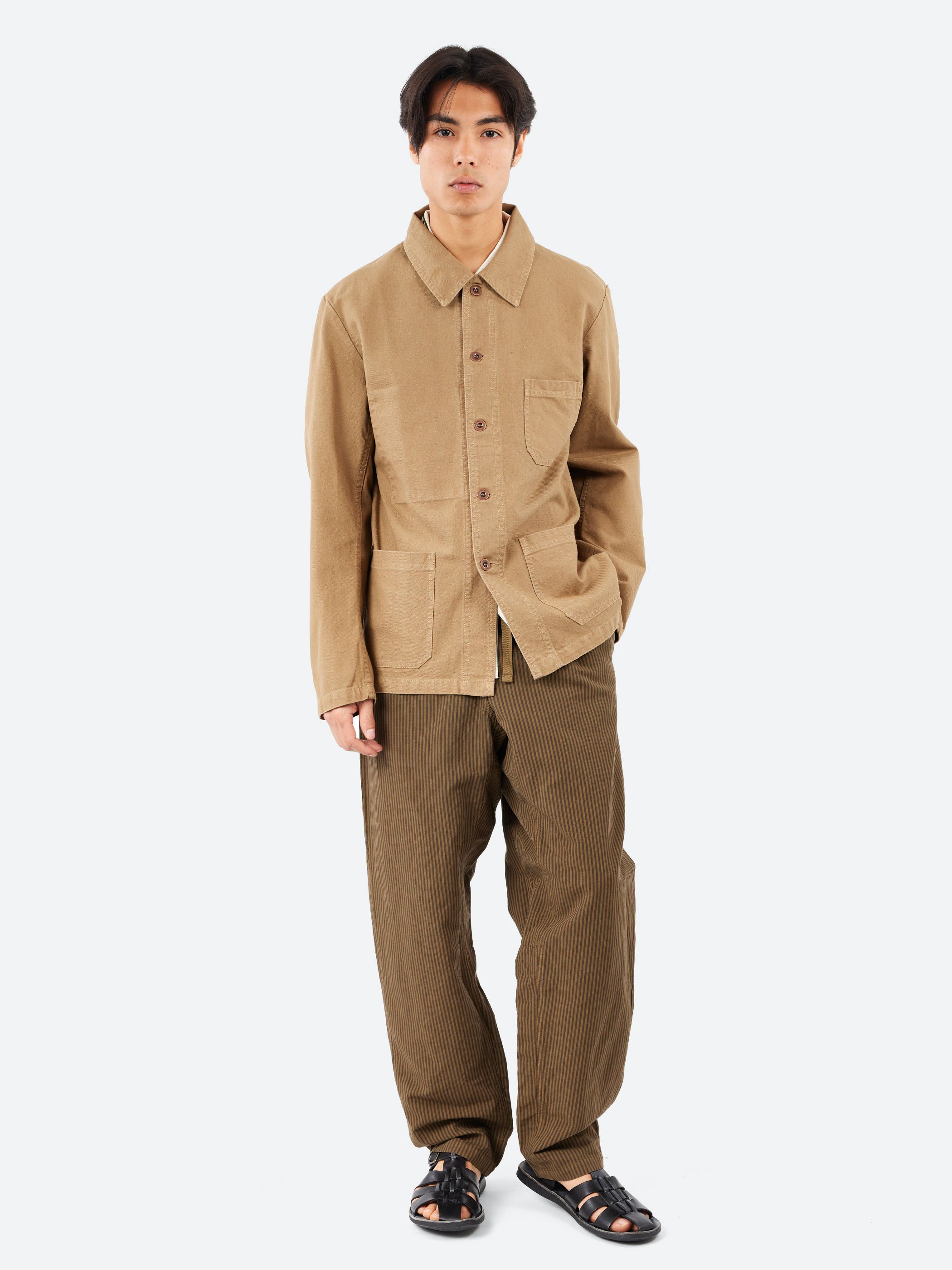 Alfie Overdyed Stripe Trousers