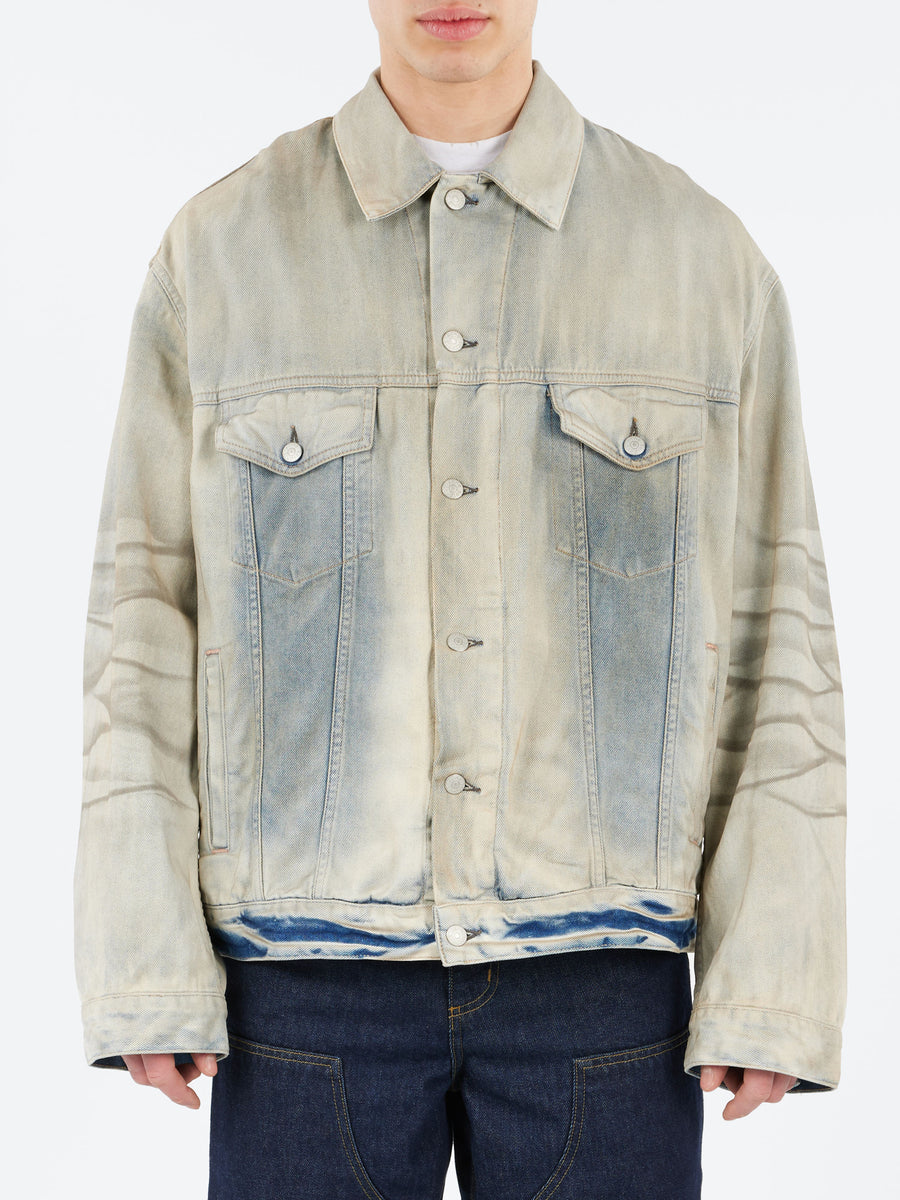 Acne Studios - Robert U Carver Oversized Fit Denim Jacket in Light