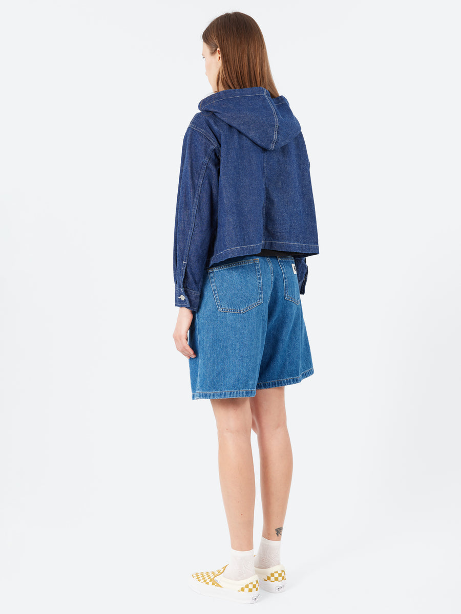 DANTON　HOODEDDOWN SHORTJACKET Danton Men's Hooded Short Jacket in Navy Danton