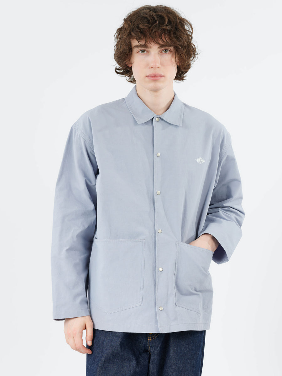 Danton - Cotton Linen Coverall Shirt in Dark Sax – gravitypope