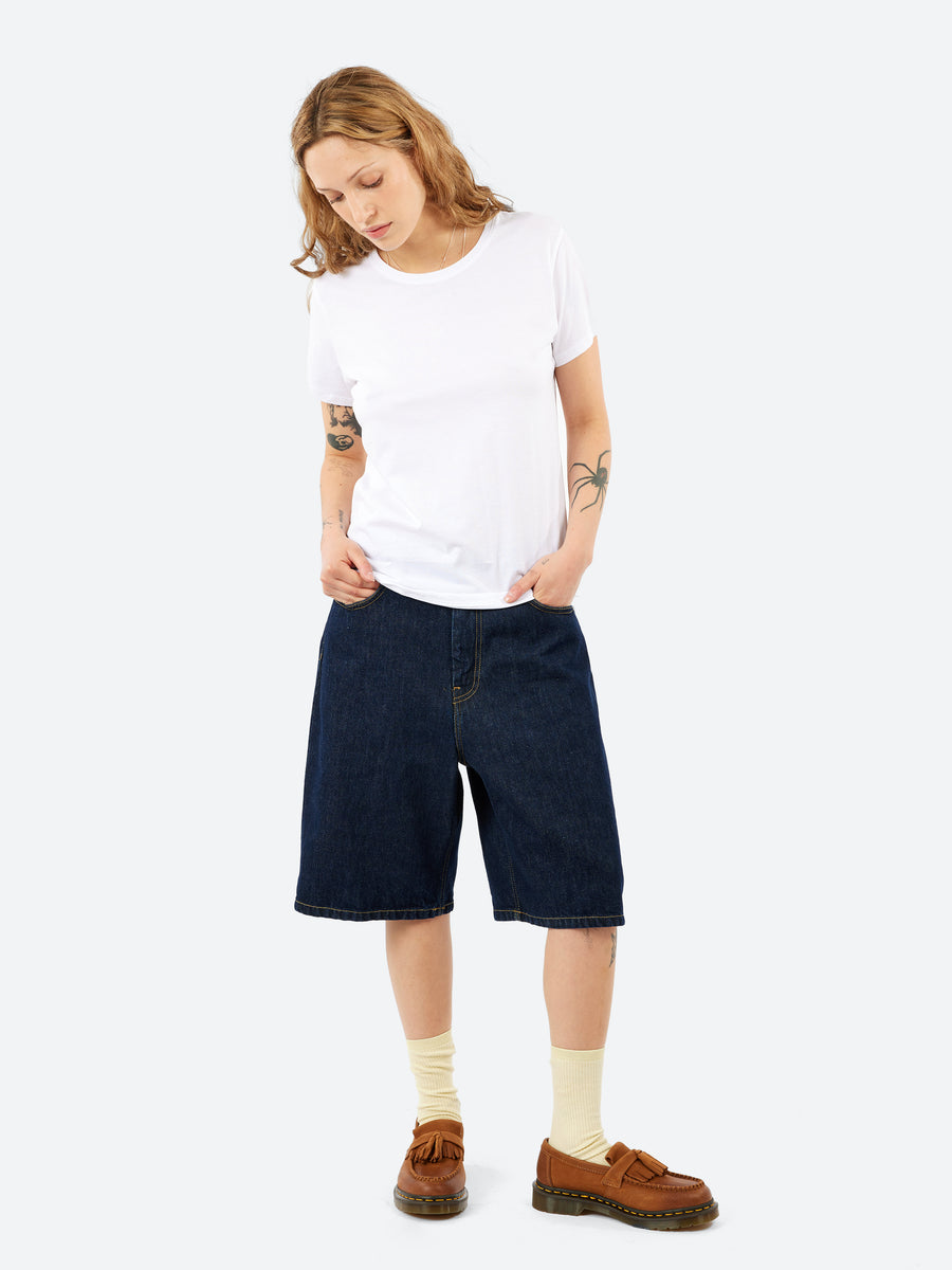 Carhartt WIP - Women's Brandon Short in Blue Rinsed – gravitypope