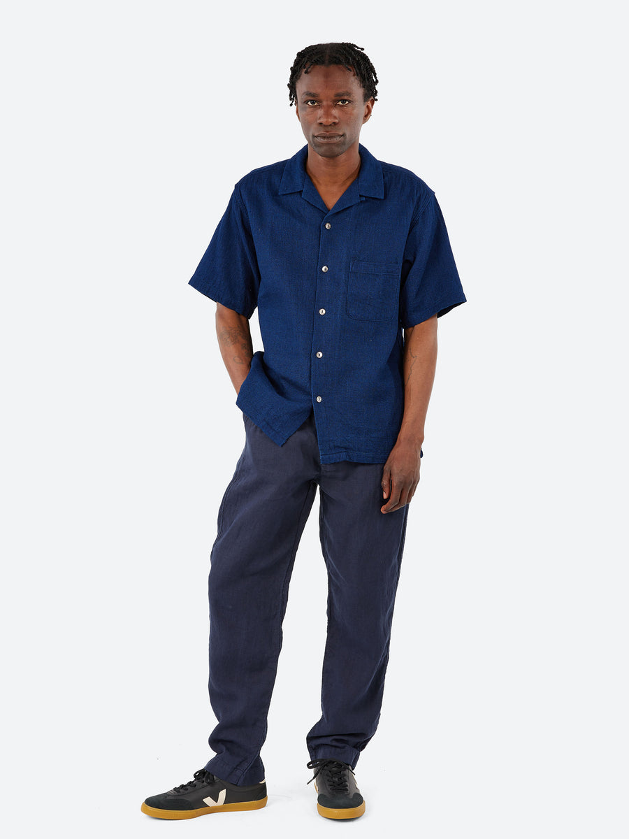 F.O.B. Factory - Holiday Shirt in Navy – gravitypope