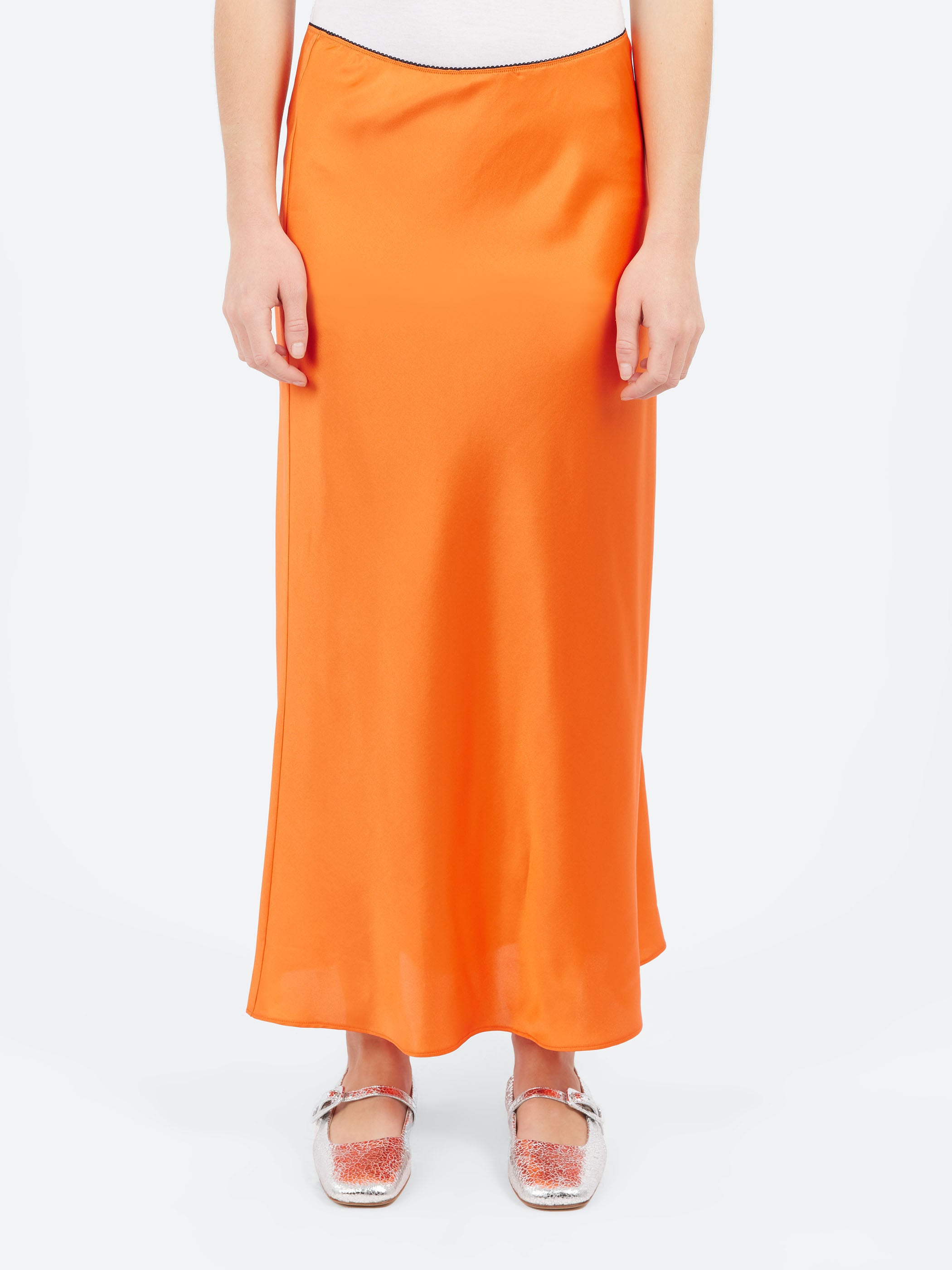 Silk Slip Skirt