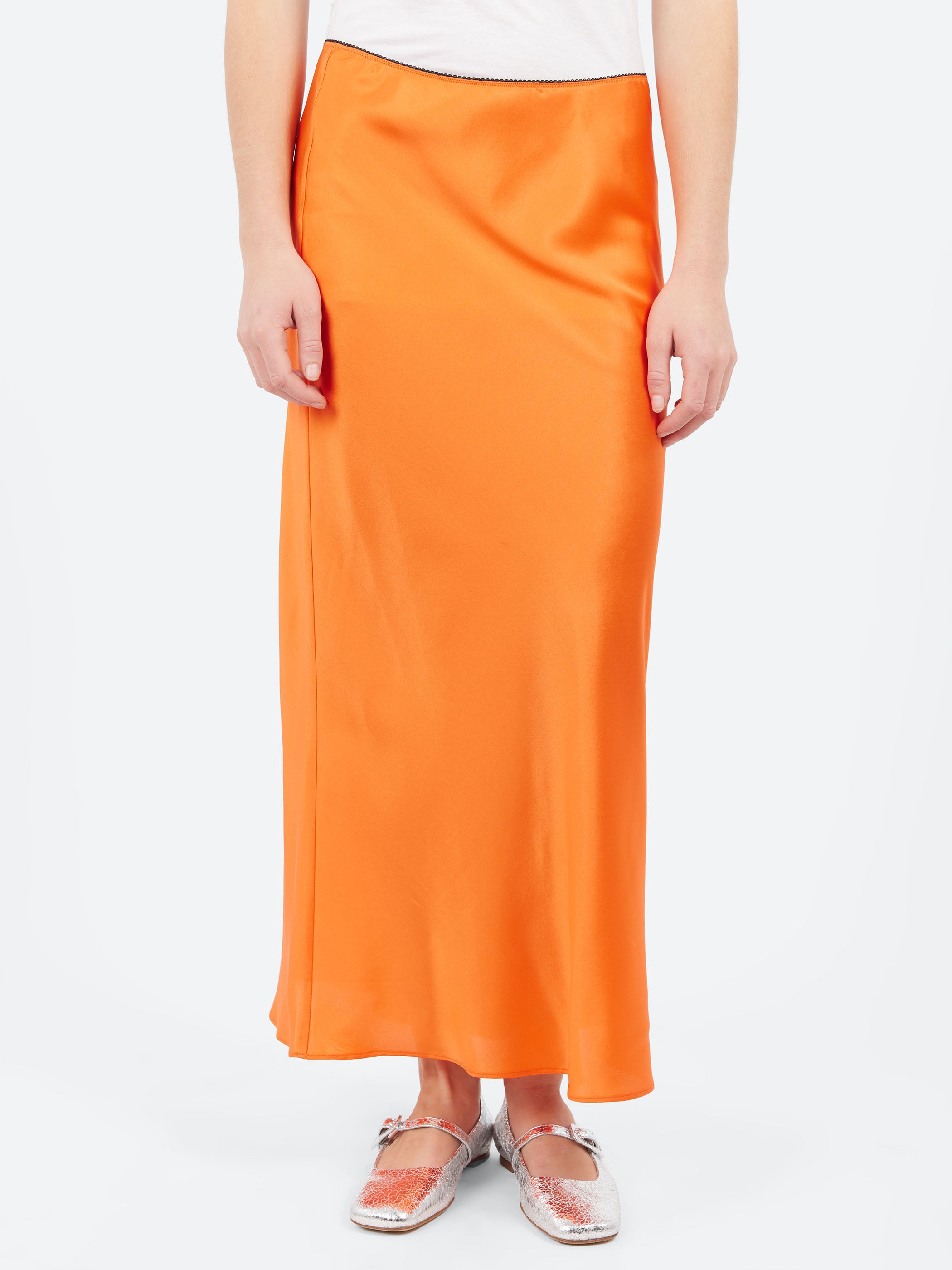 Silk Slip Skirt