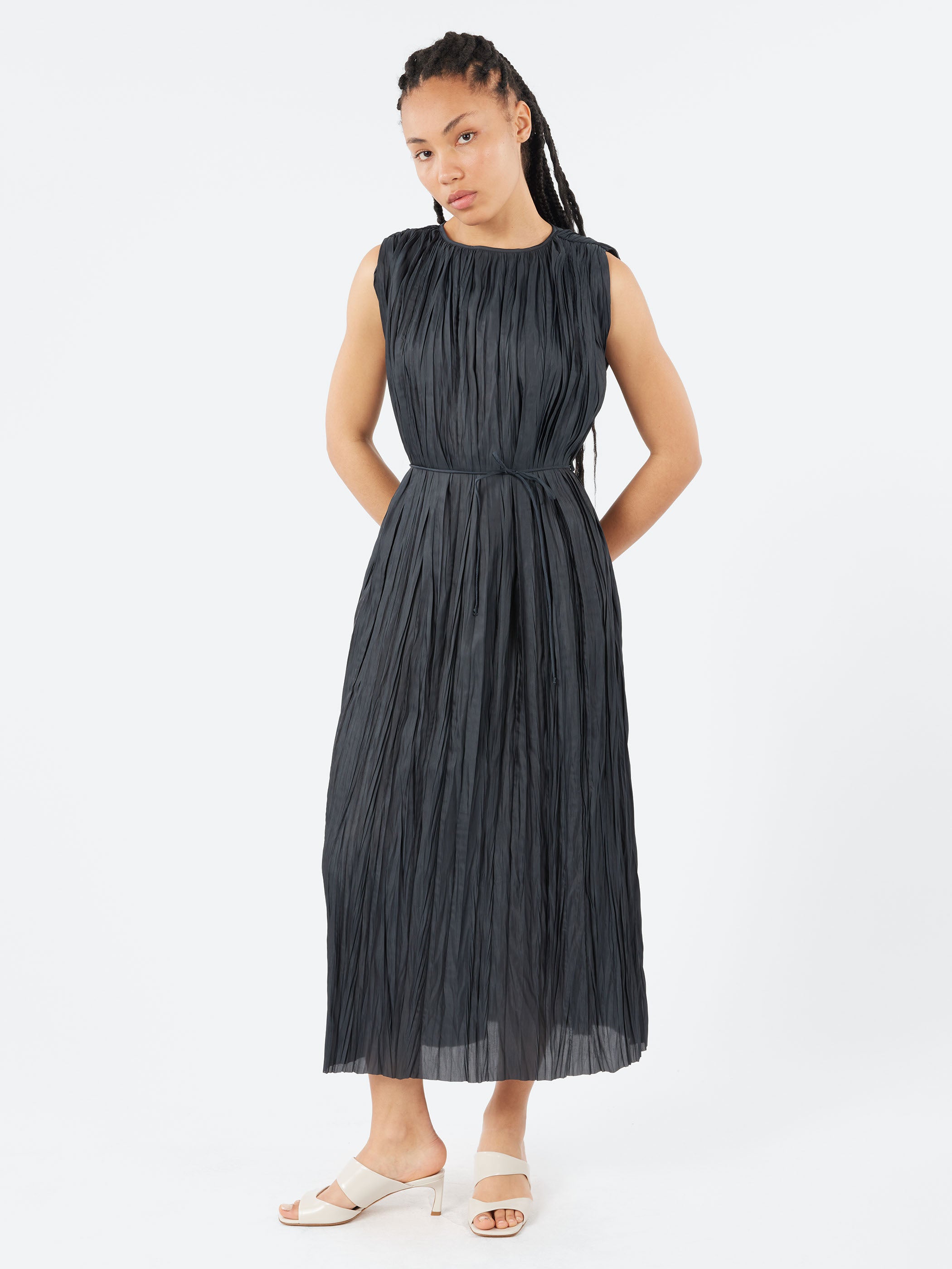Plissé Dress