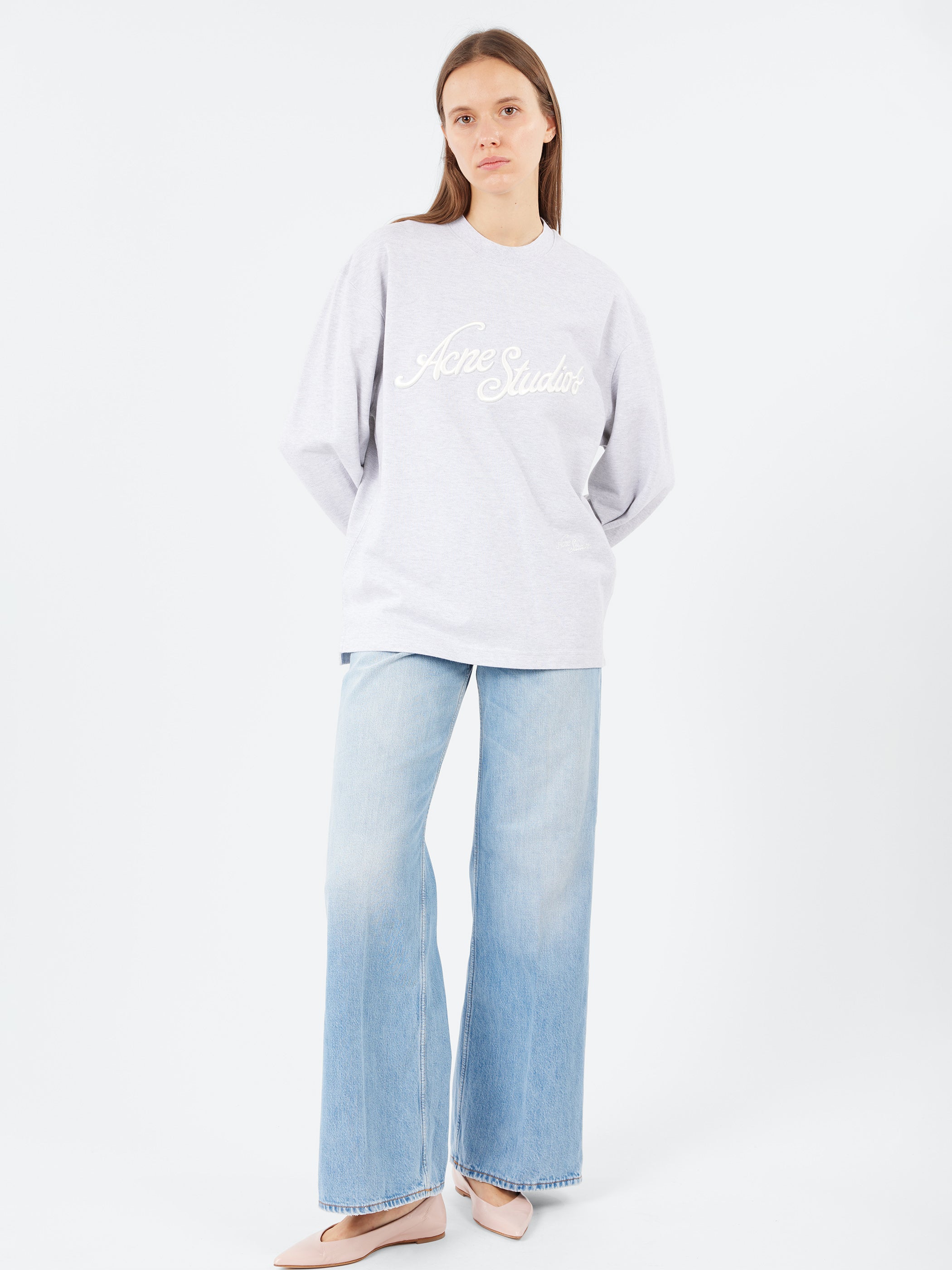 Relaxed Fit Logo Long Sleeve T-Shirt