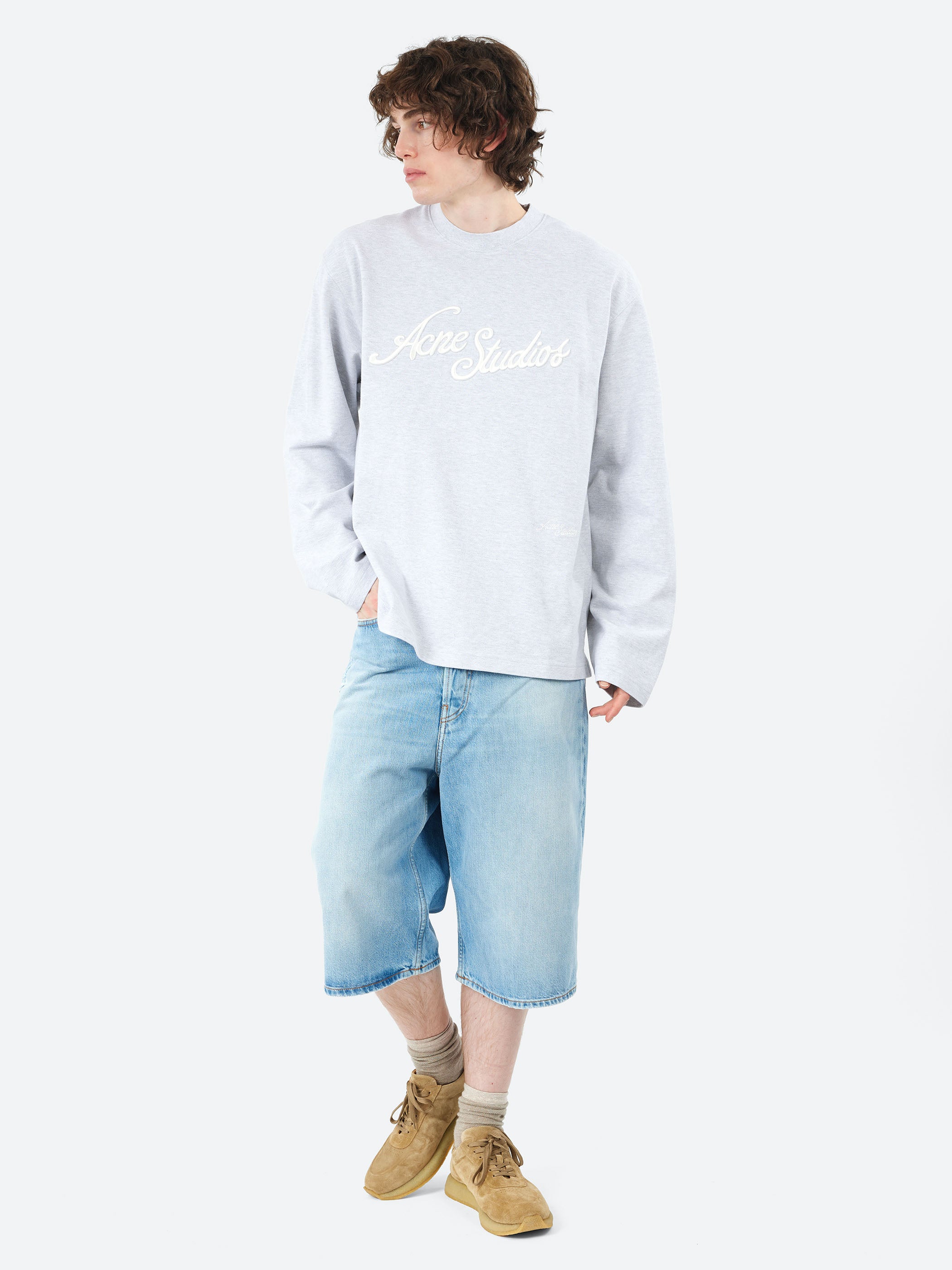 Relaxed Fit Logo Long Sleeve T-Shirt