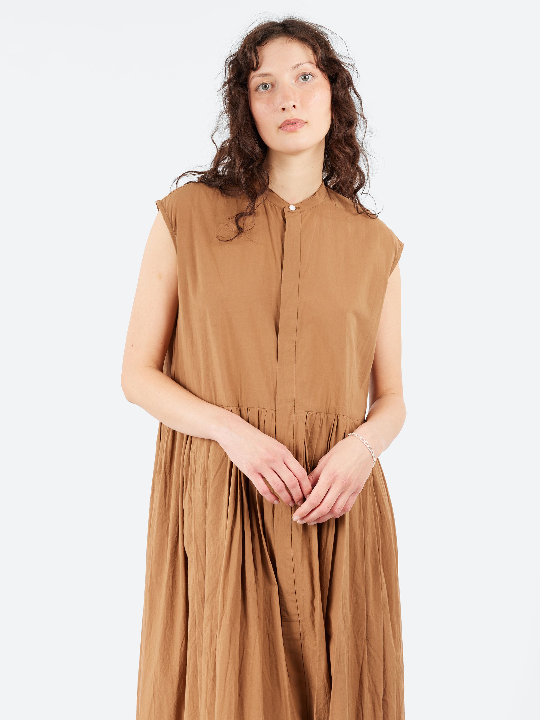 Pleated Shirt Dress